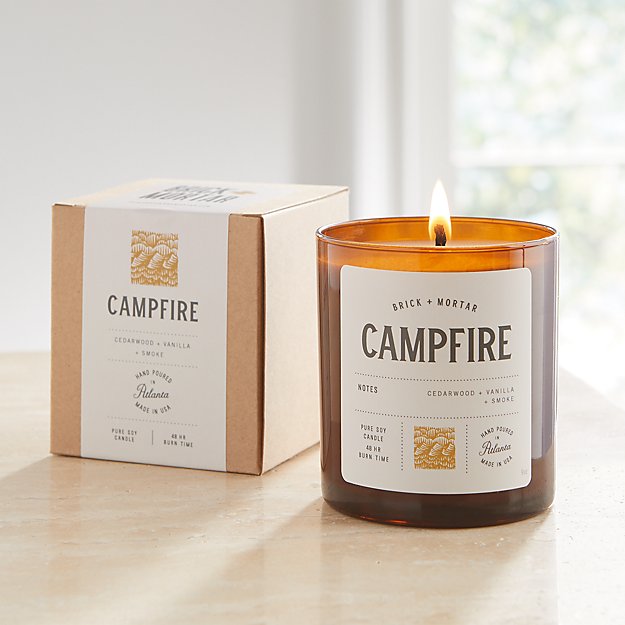 campfire scented candle