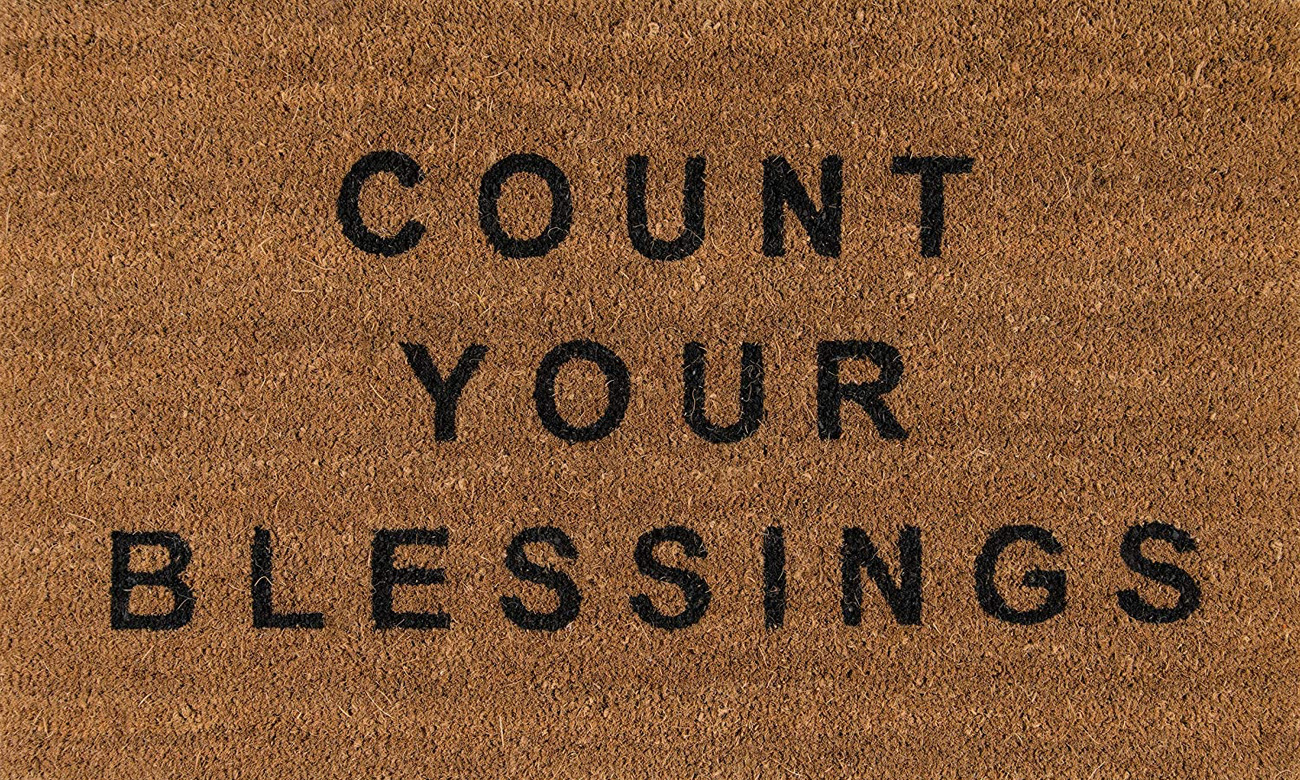 Count Your Blessings Floor Mat
