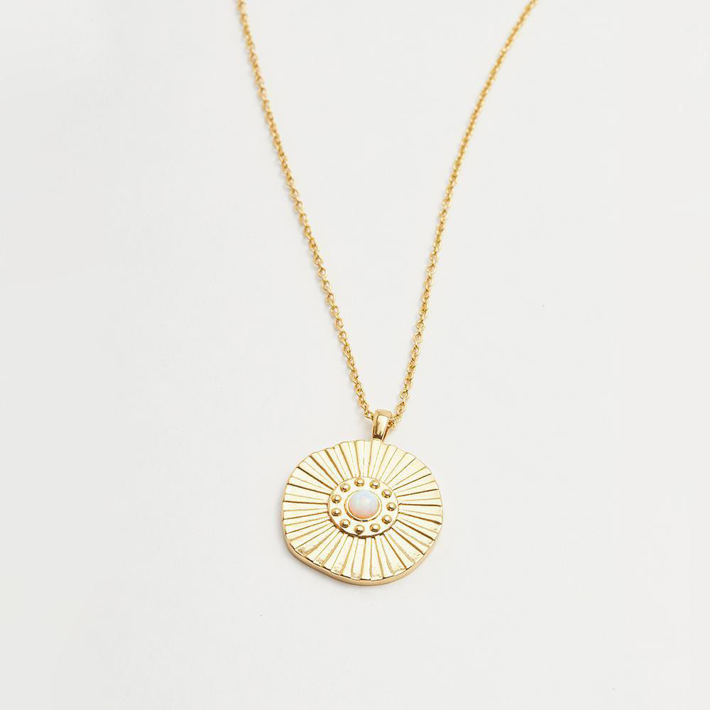Coin necklace by Gorjana