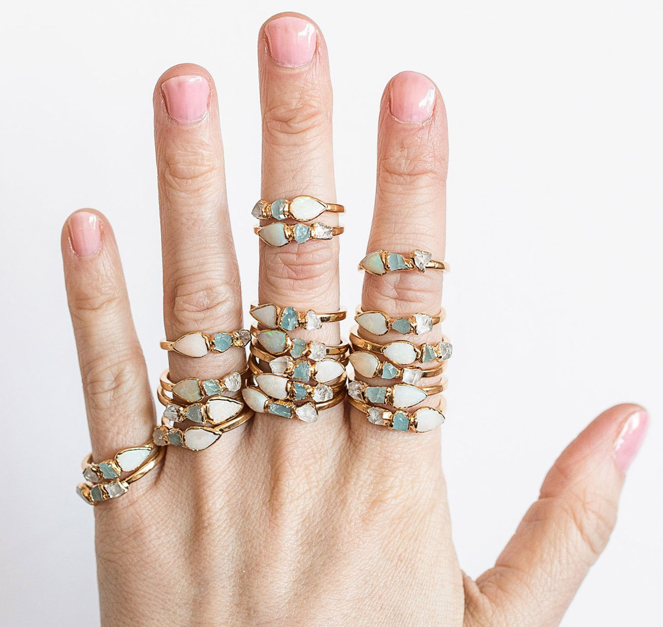 opal stacking ring