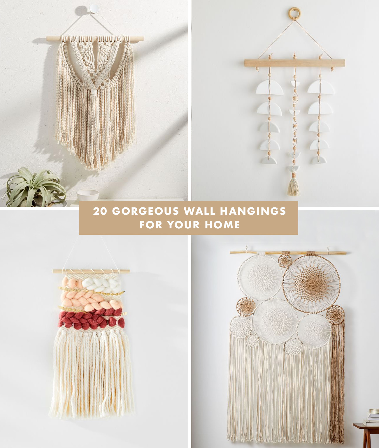 20 Gorgeous Wall Hangings for your Home
