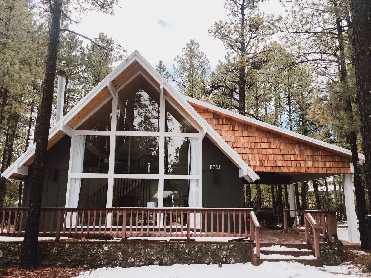 Arizona cabin Airbnb wedding venue