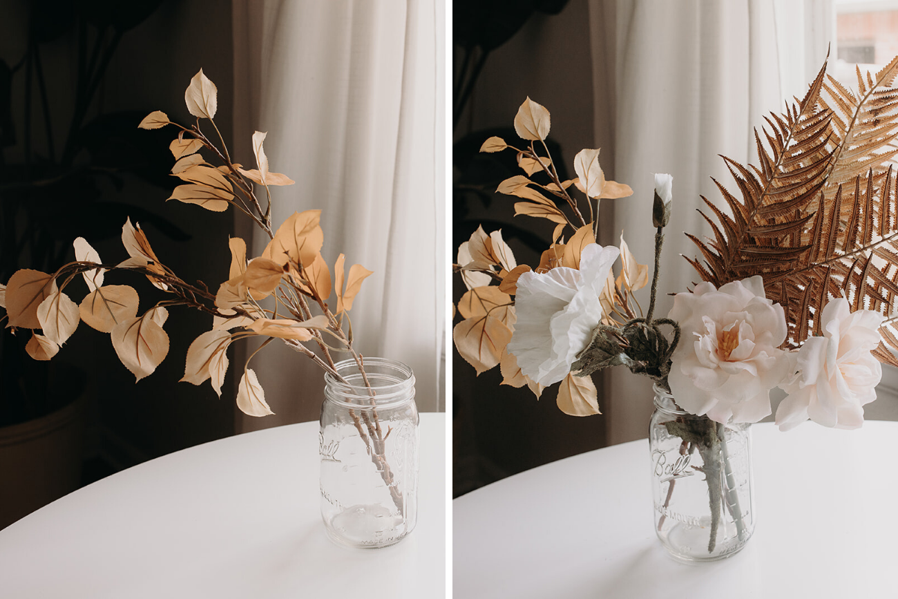 DIY bridal boho bouquet
