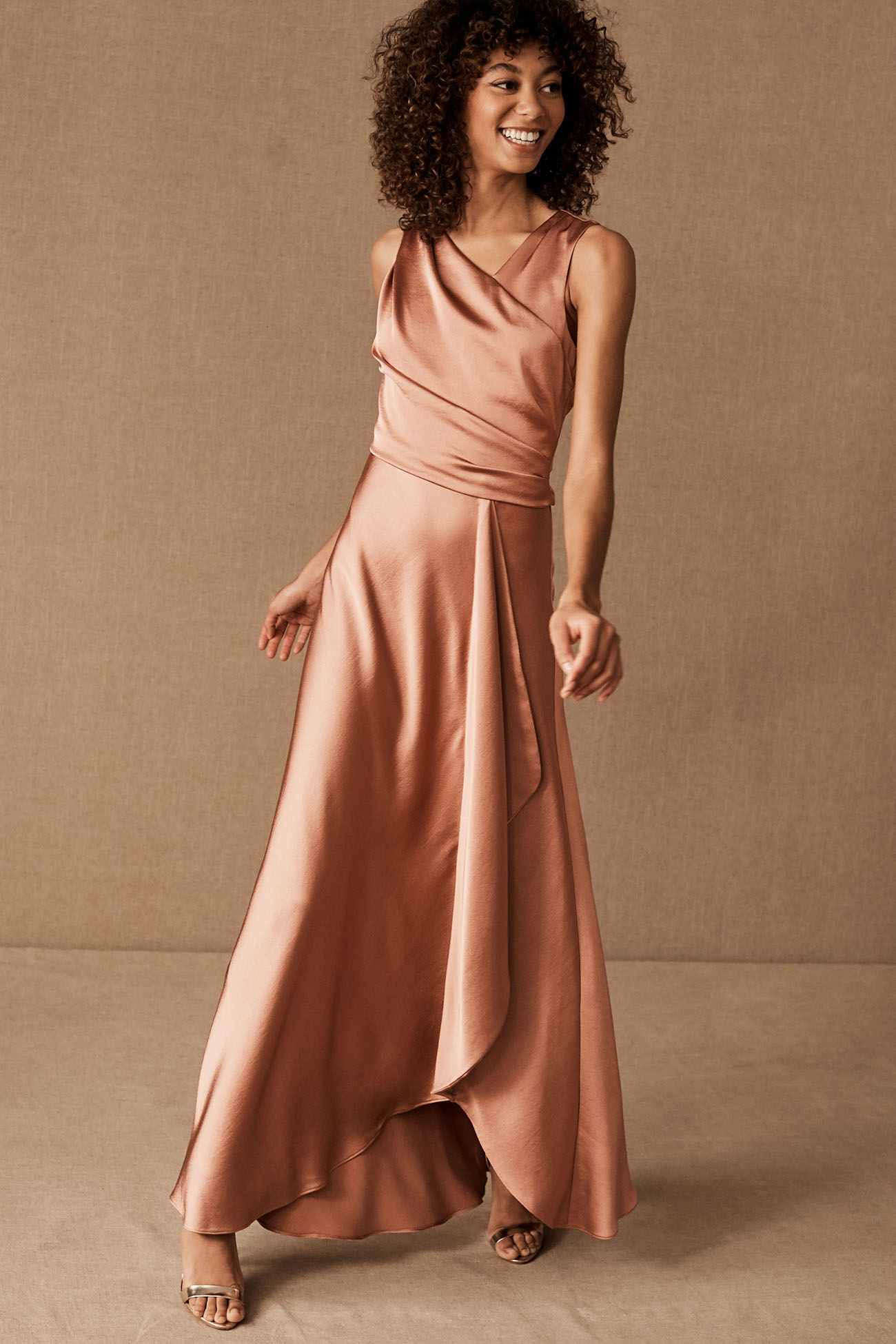 Copper Bridesmaid Dress