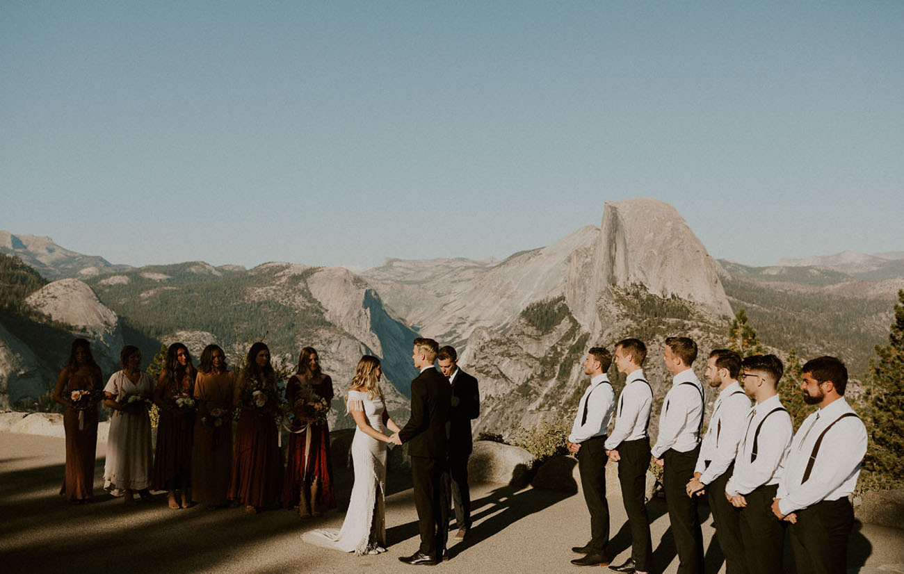 Intimate Glacier Point Wedding