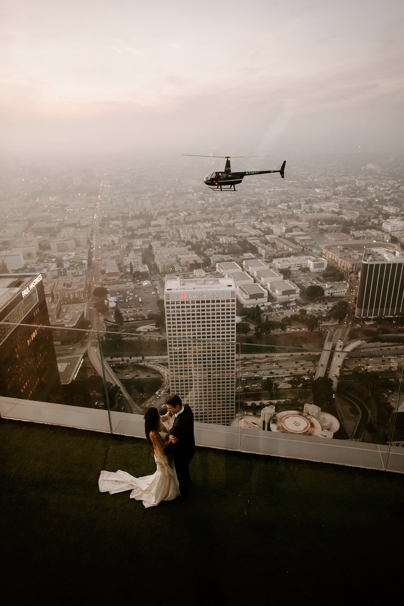 rooftop LA wedding