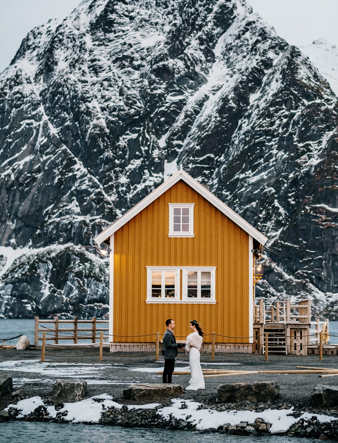 Lofoten Norway Winter Elopement best places to elope