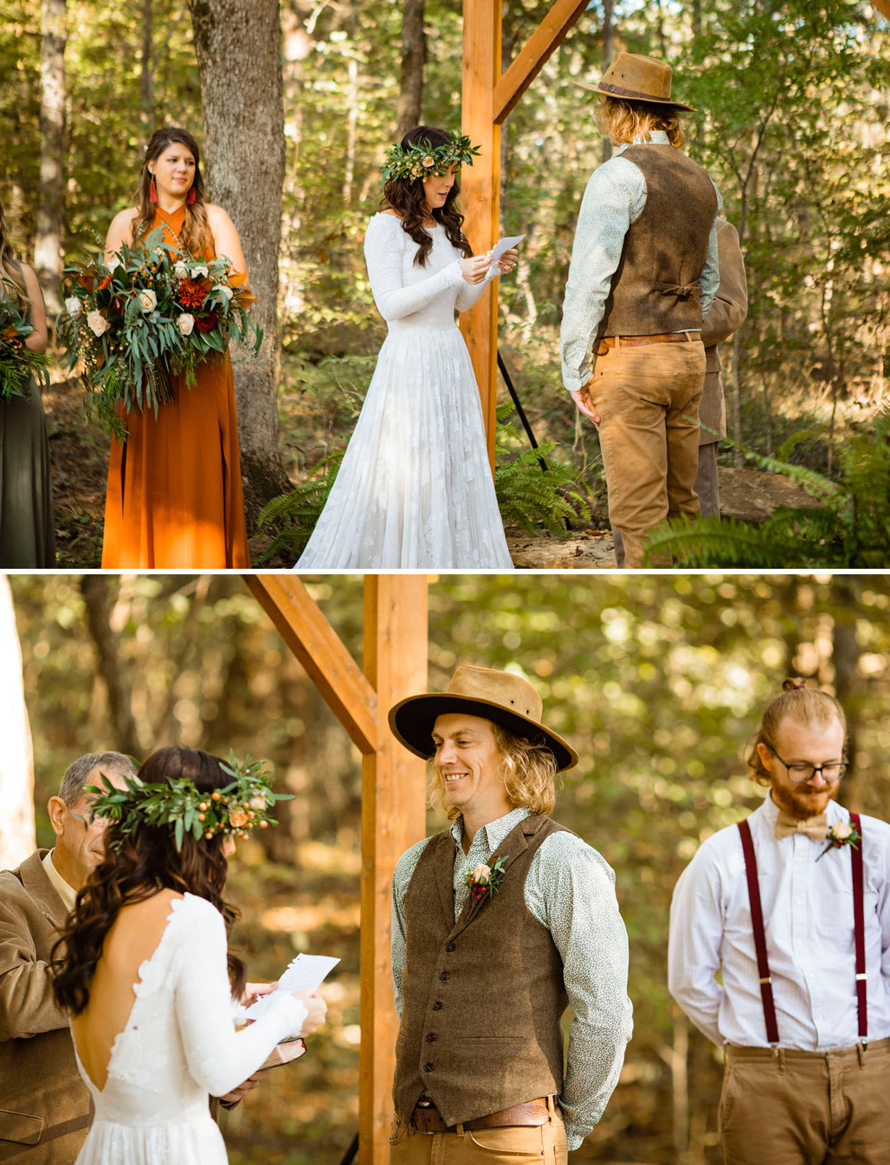 DIY Wedding in the Woods