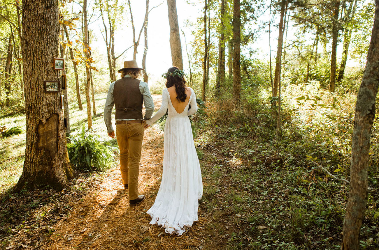 DIY Wedding in the Woods