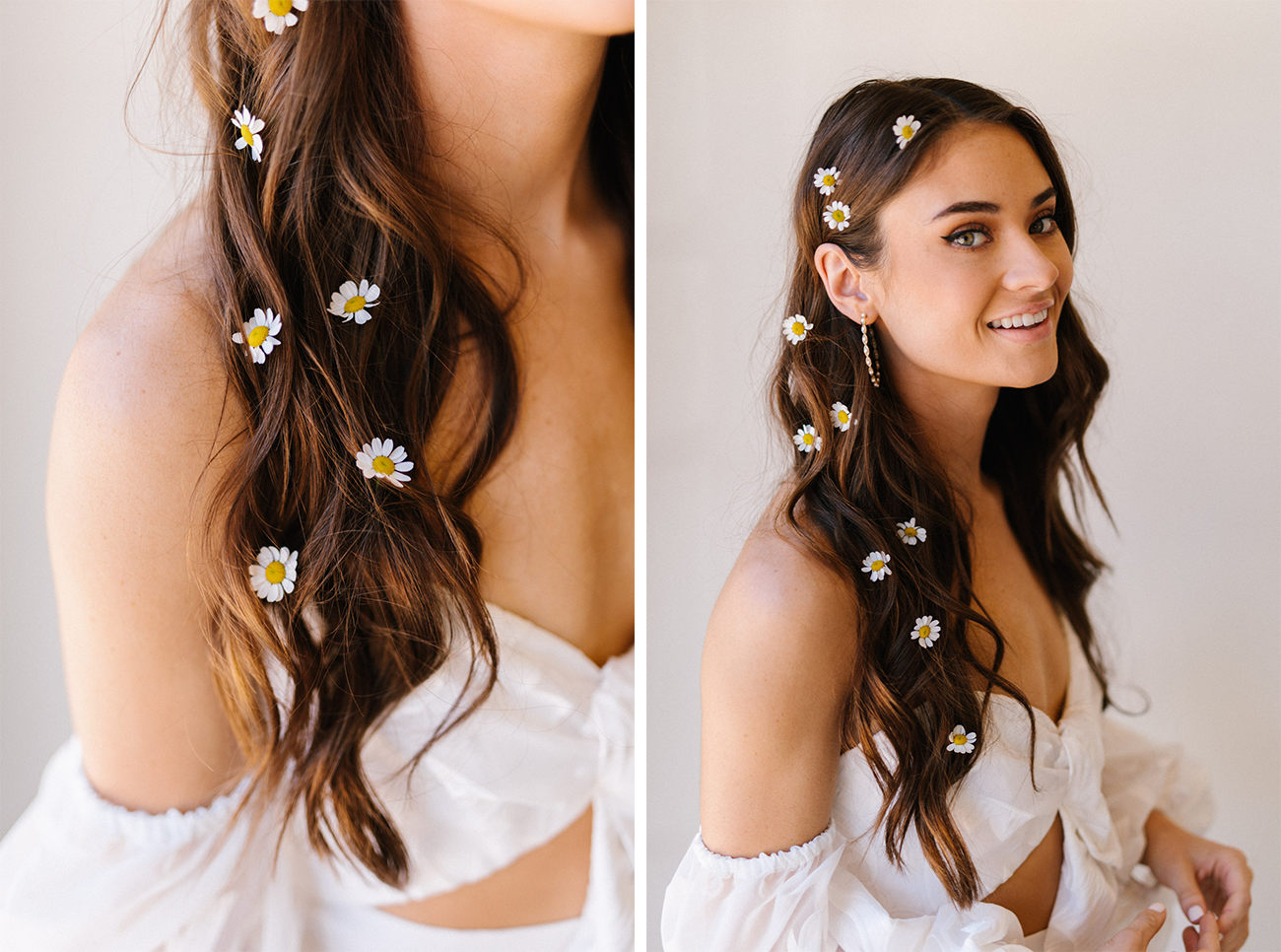 floral hairstyle
