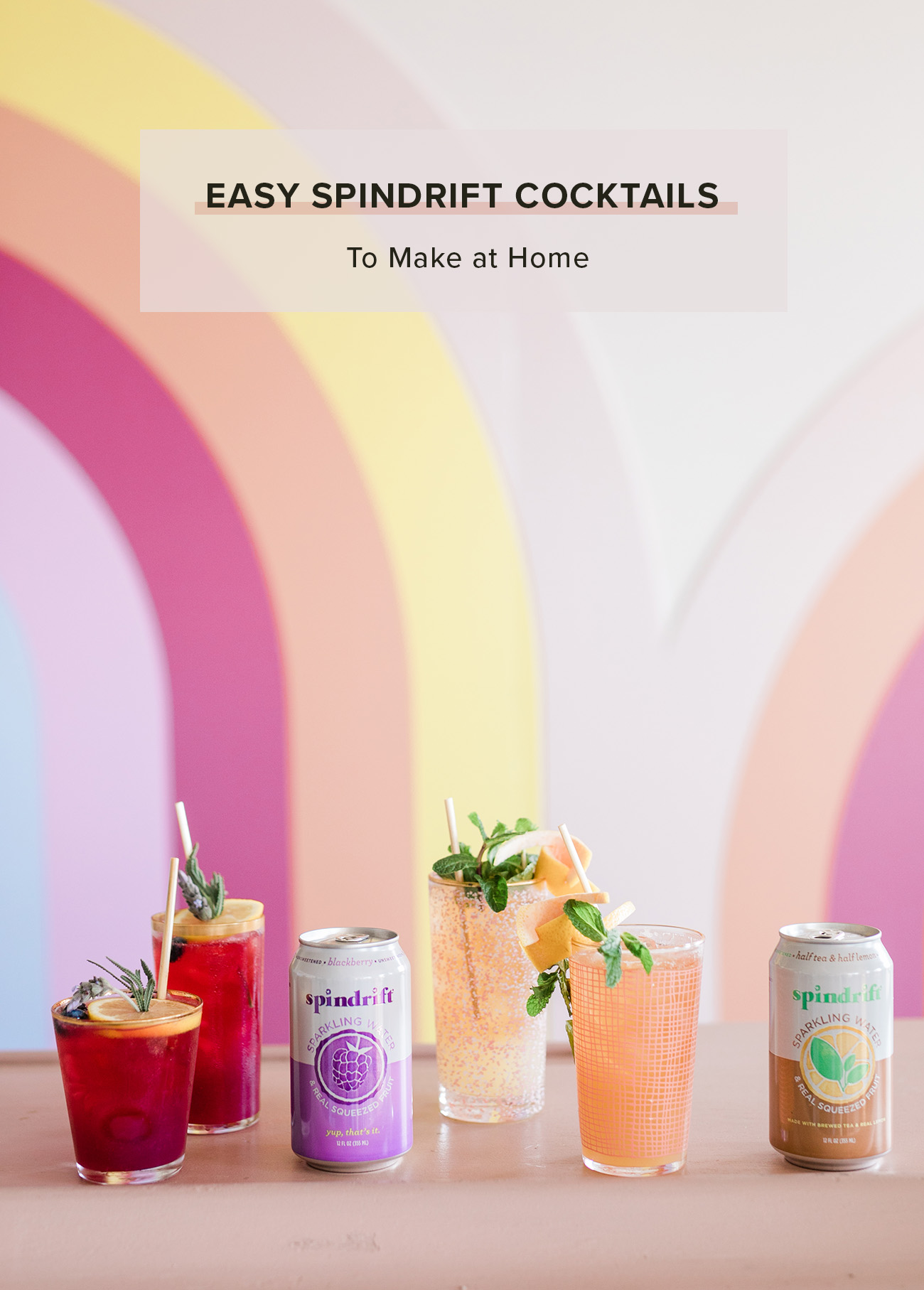 Spindrift cocktails to make at home