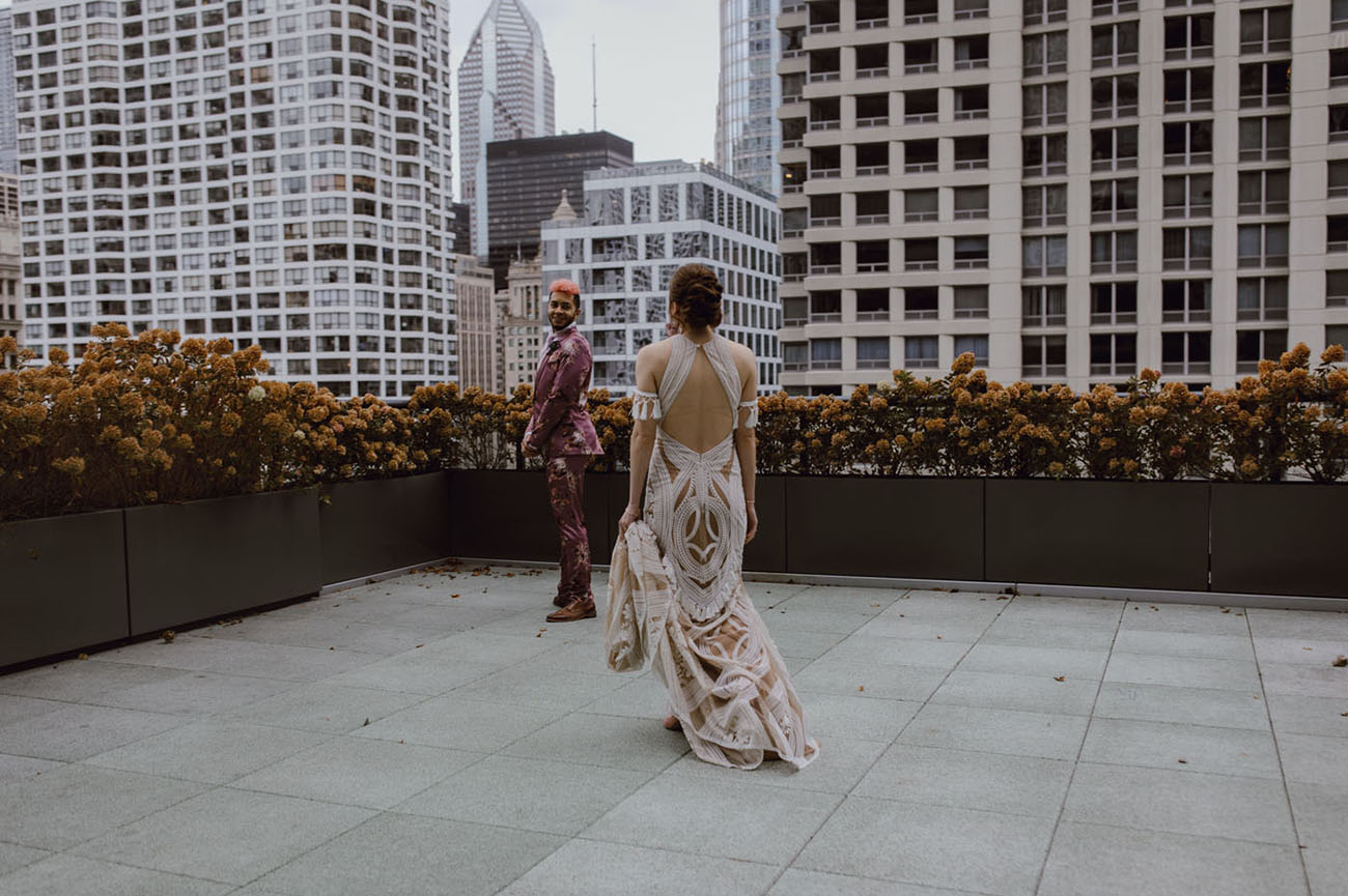 Modern Chicago Wedding
