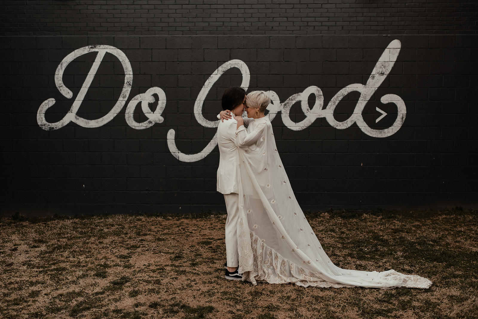 Do Good Mural with Elopement