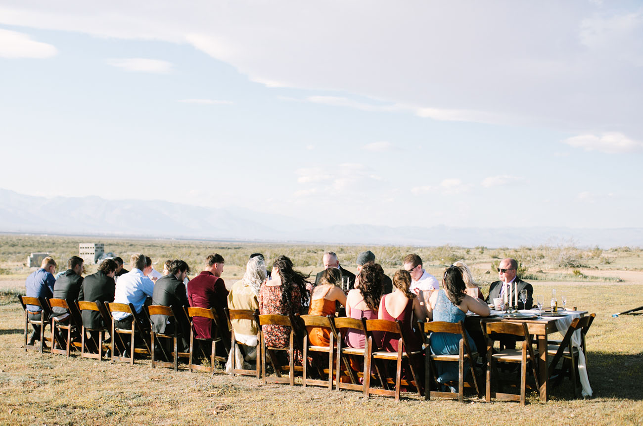 Intimate Festival Style Mojave Desert Wedding