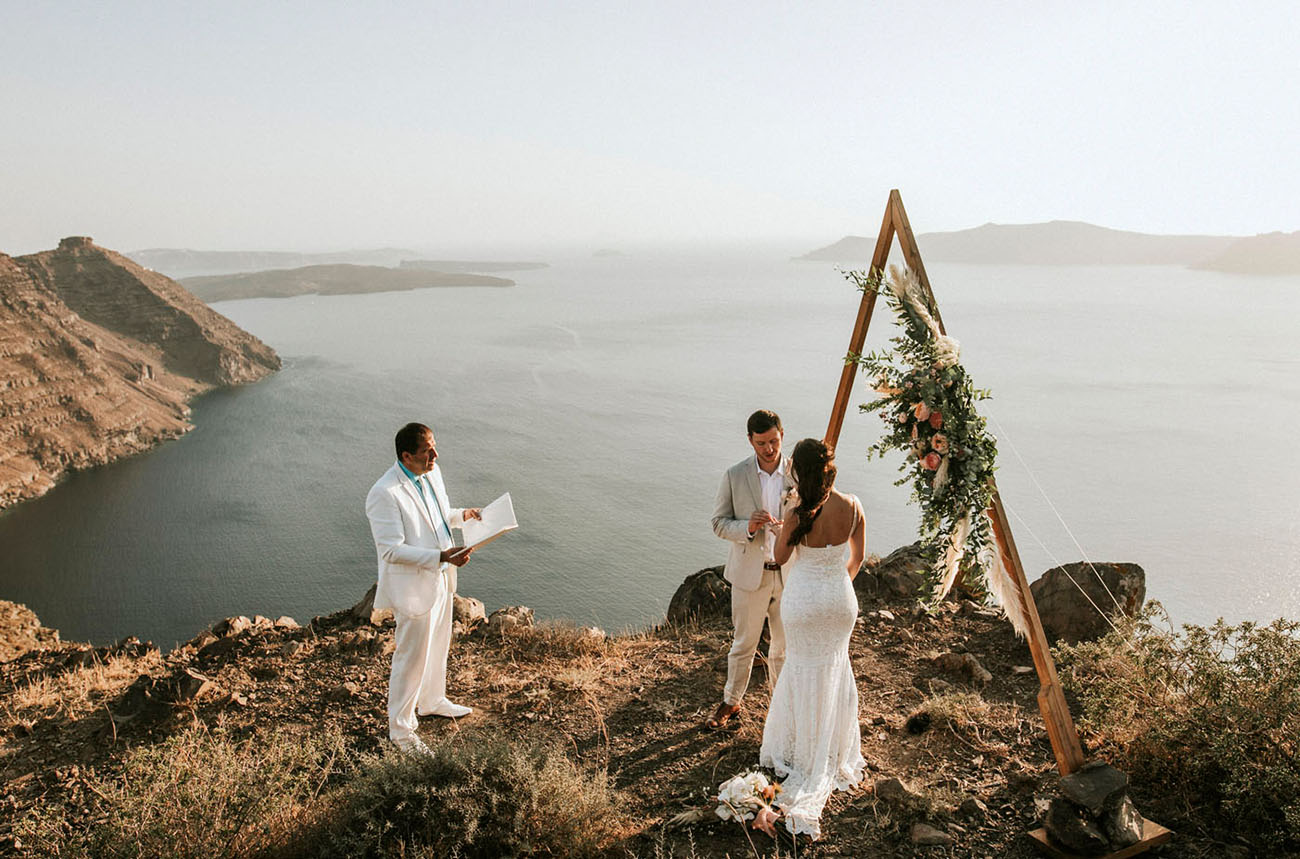 Santorini Wedding Elopement