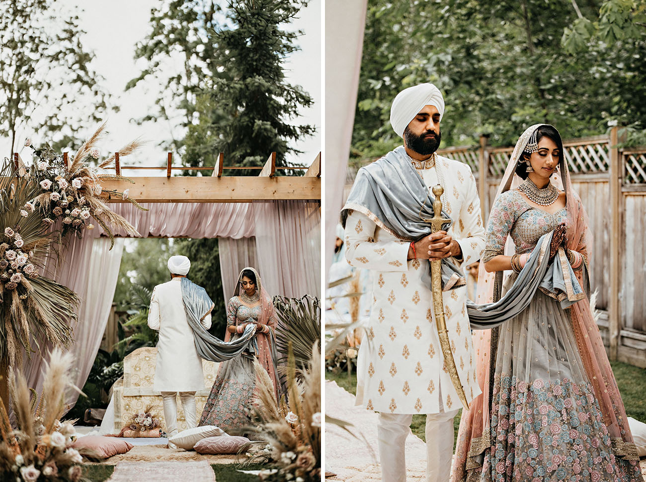 Socially-Distanced Backyard Indian Wedding