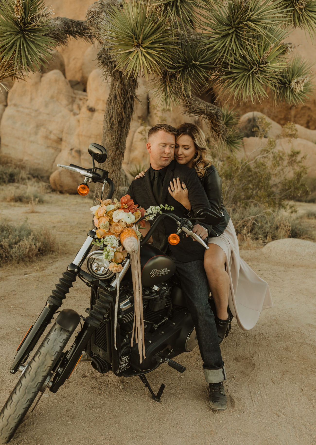 vow renewal on motorcycle