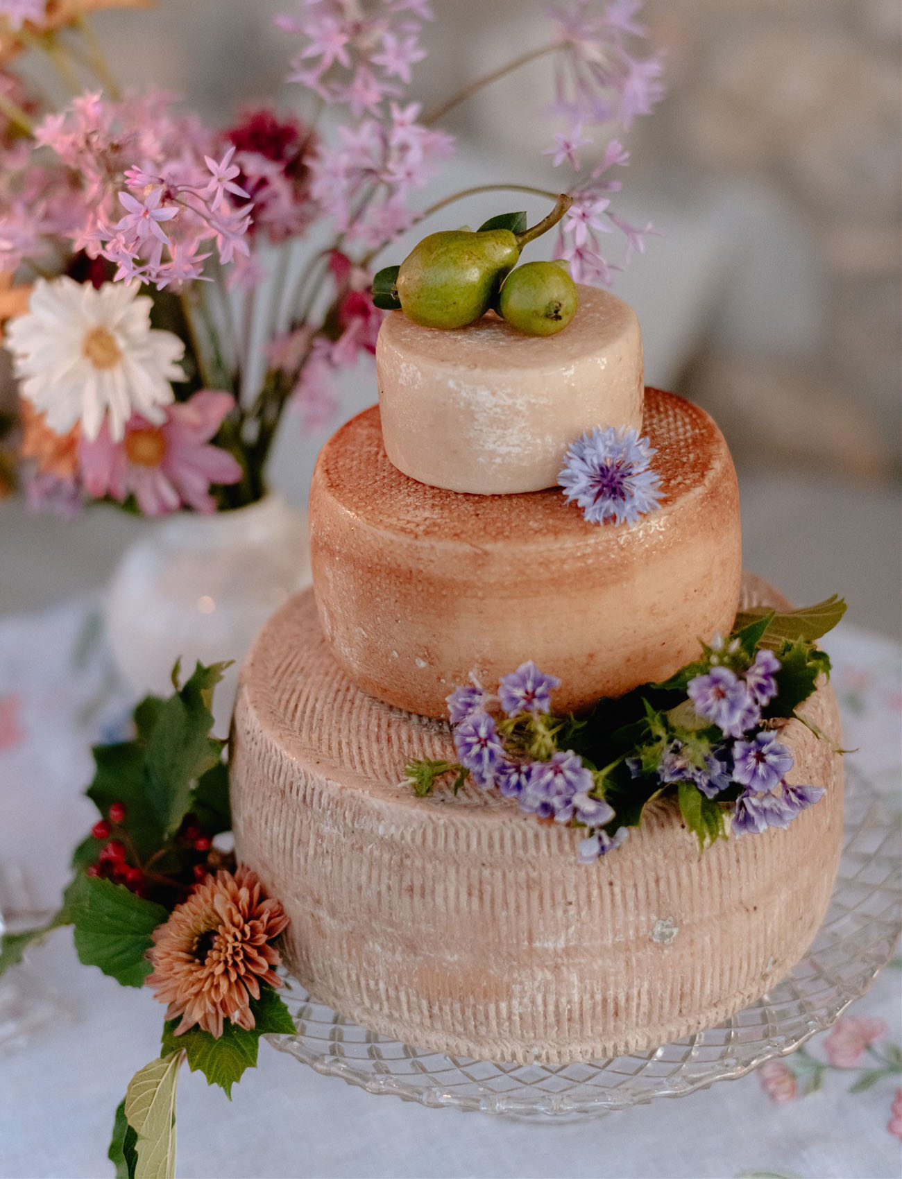 cheese wedding cake