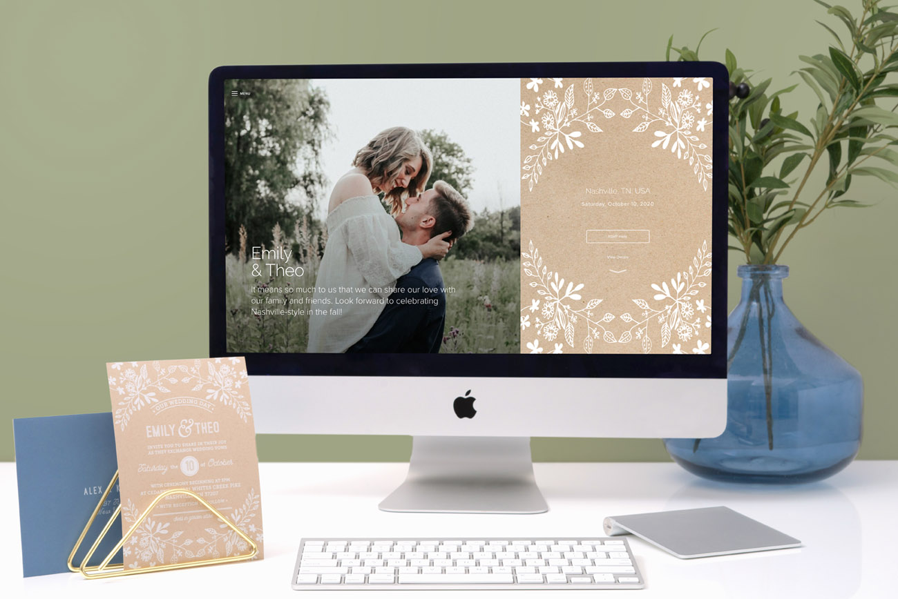 joy wedding website