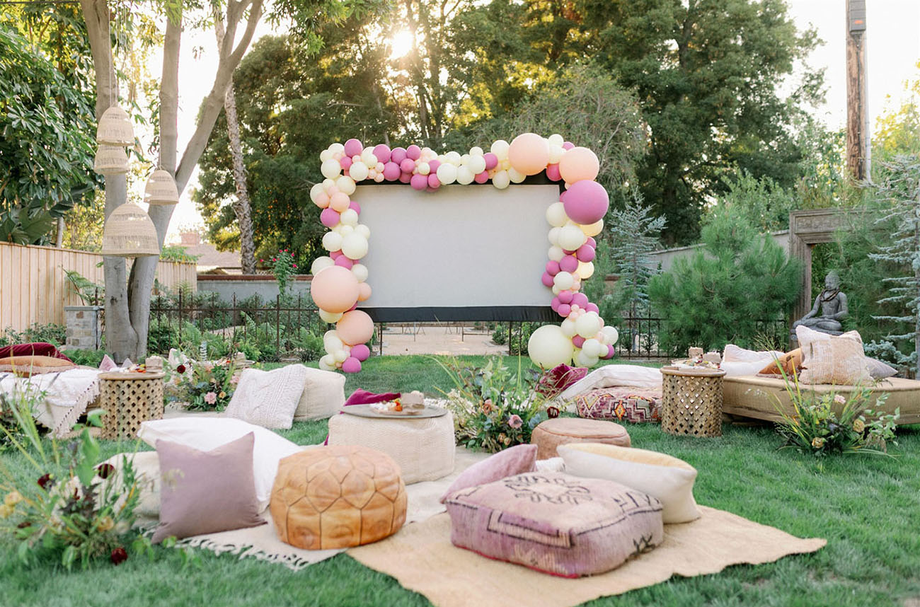 Outdoor Movie Night for the Ladies