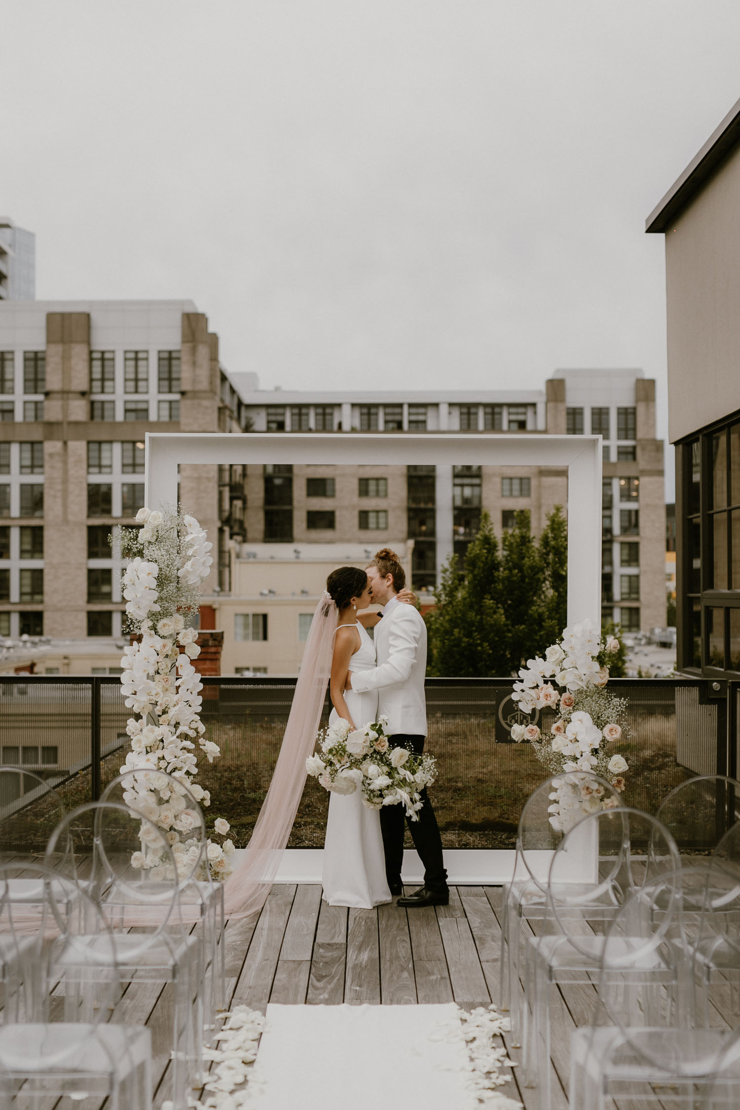 Modern Rooftop Wedding Inspiration