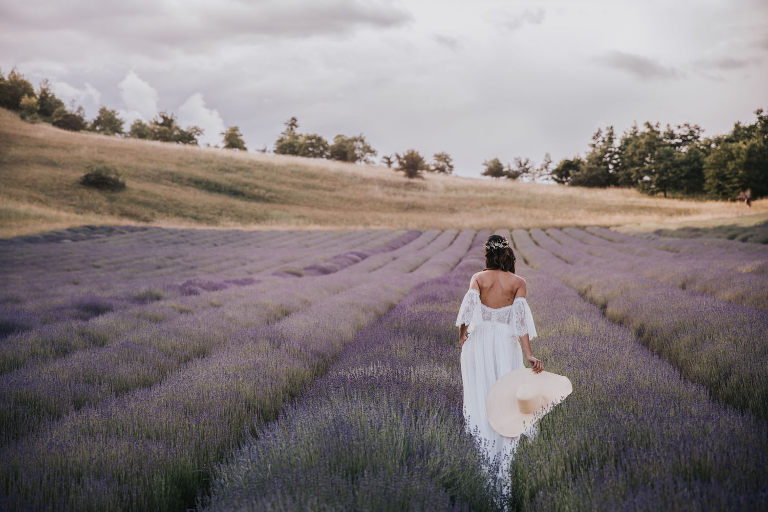 Lavender Field Elopement Inspiration