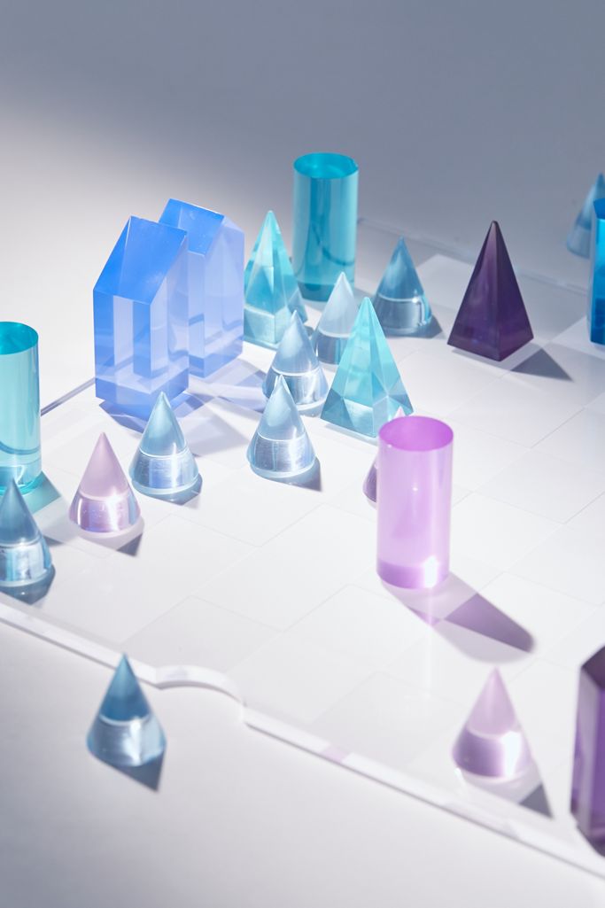 Colorful Acrylic Chess Set