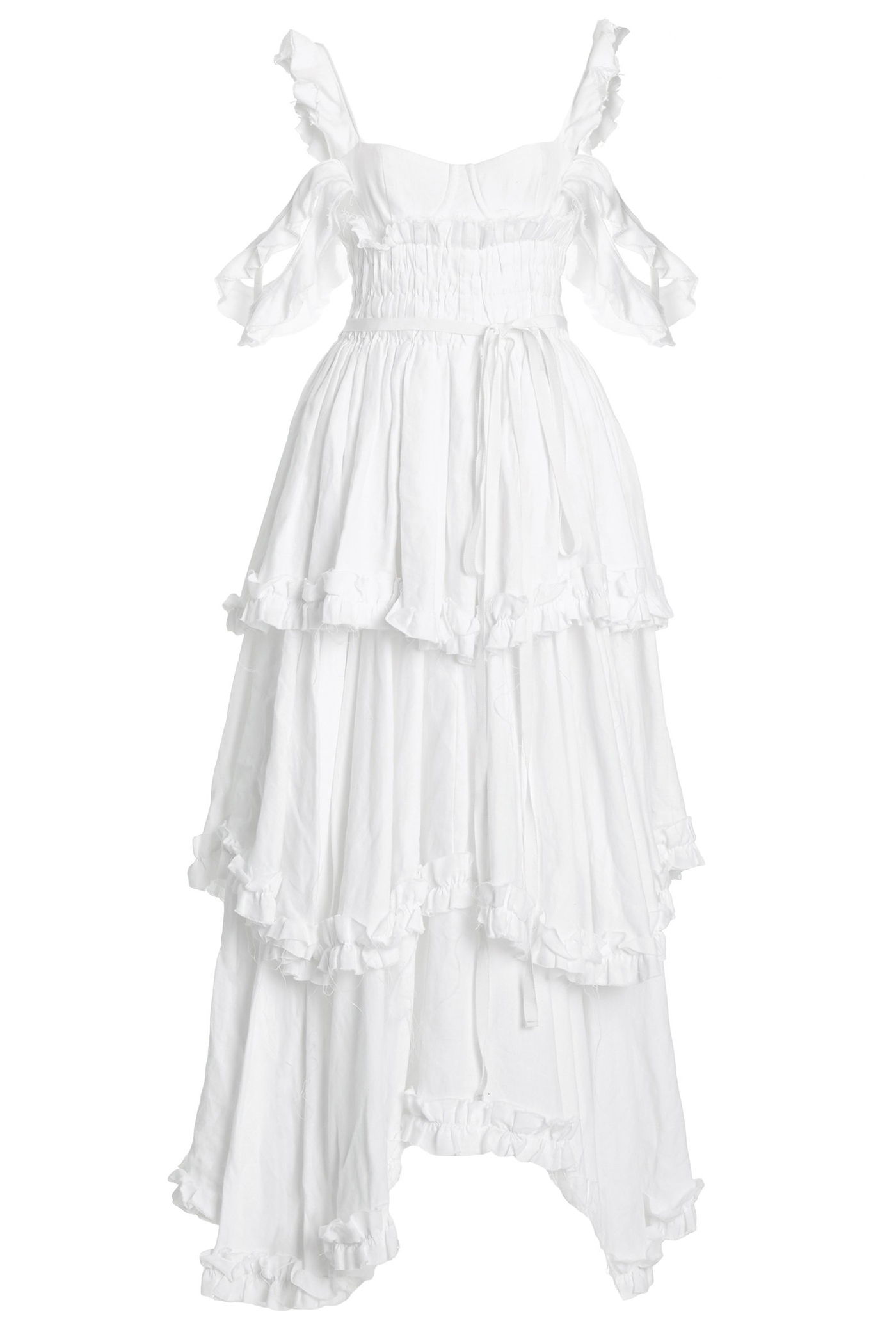 Regencycore white dress