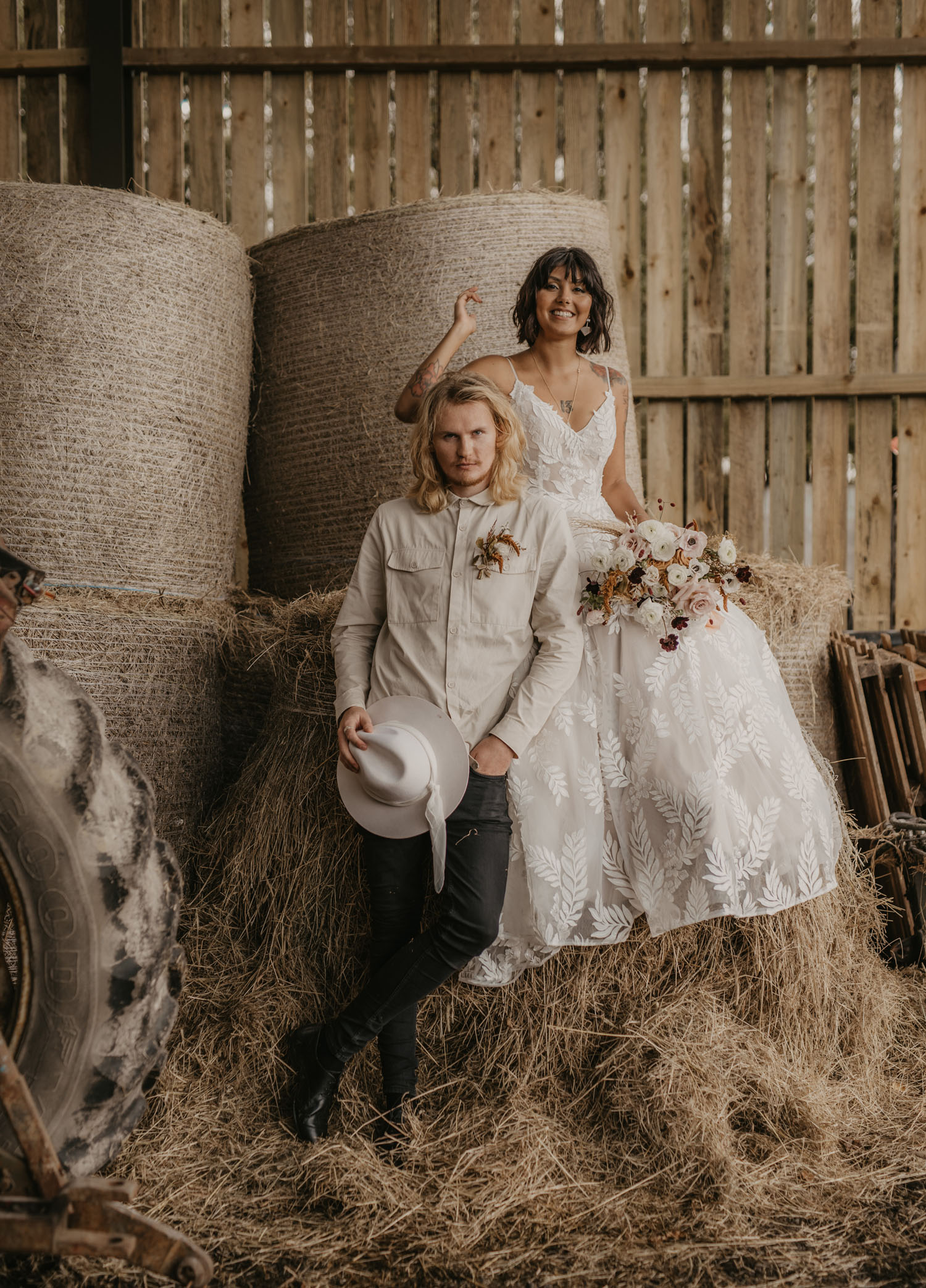 Here’s The New Boho Twist on the Old-Fashioned Rustic Barn Wedding
