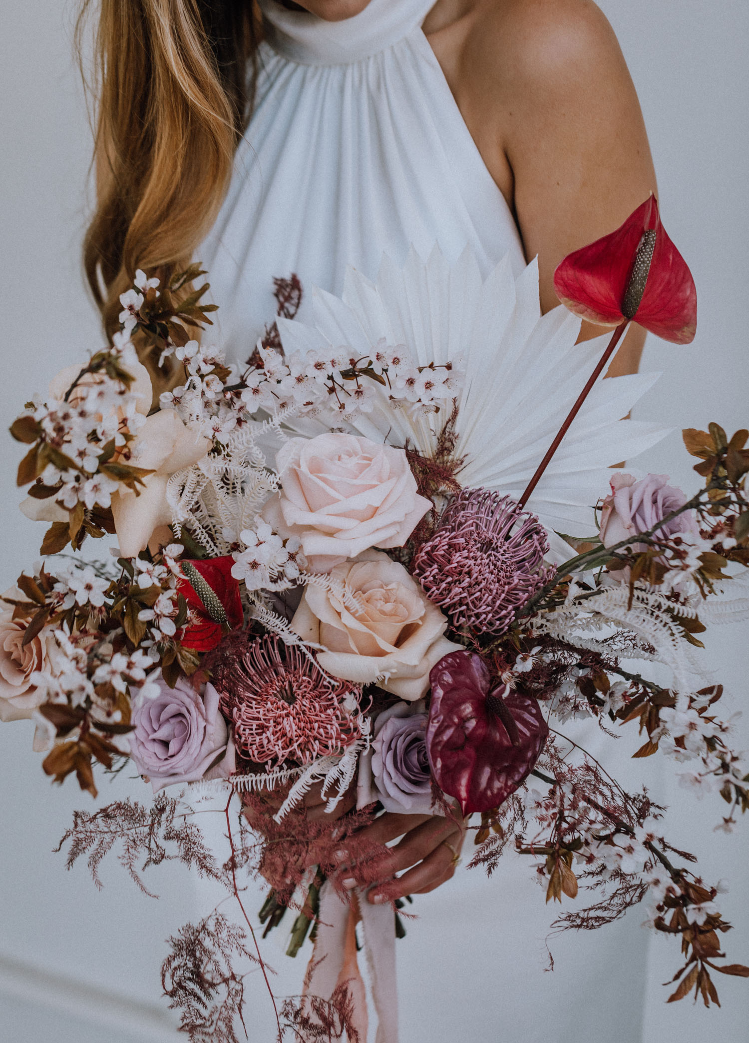 blush rose bridal bouquet