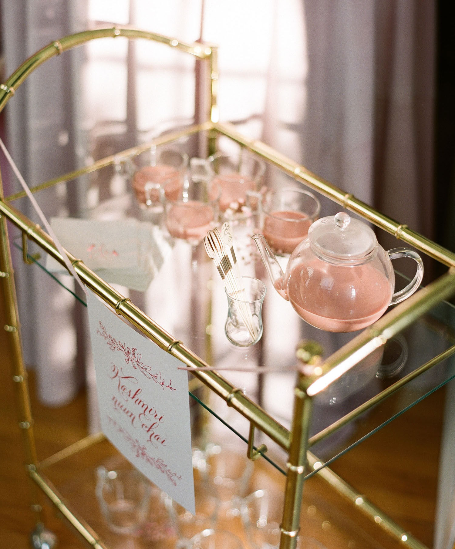 Intimate Pink Engagement Party