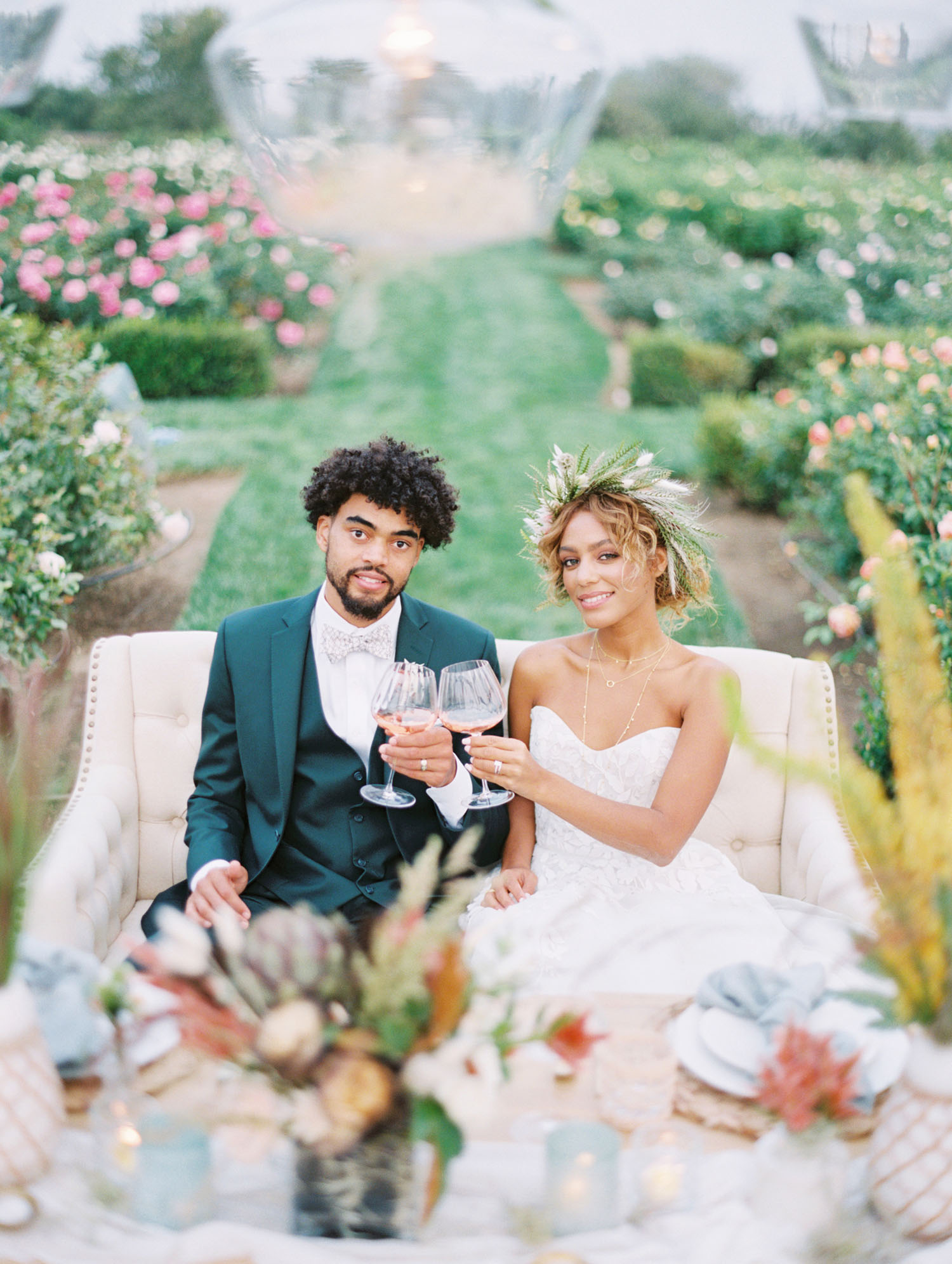 Intimate Greenhouse Garden Wedding Inspiration