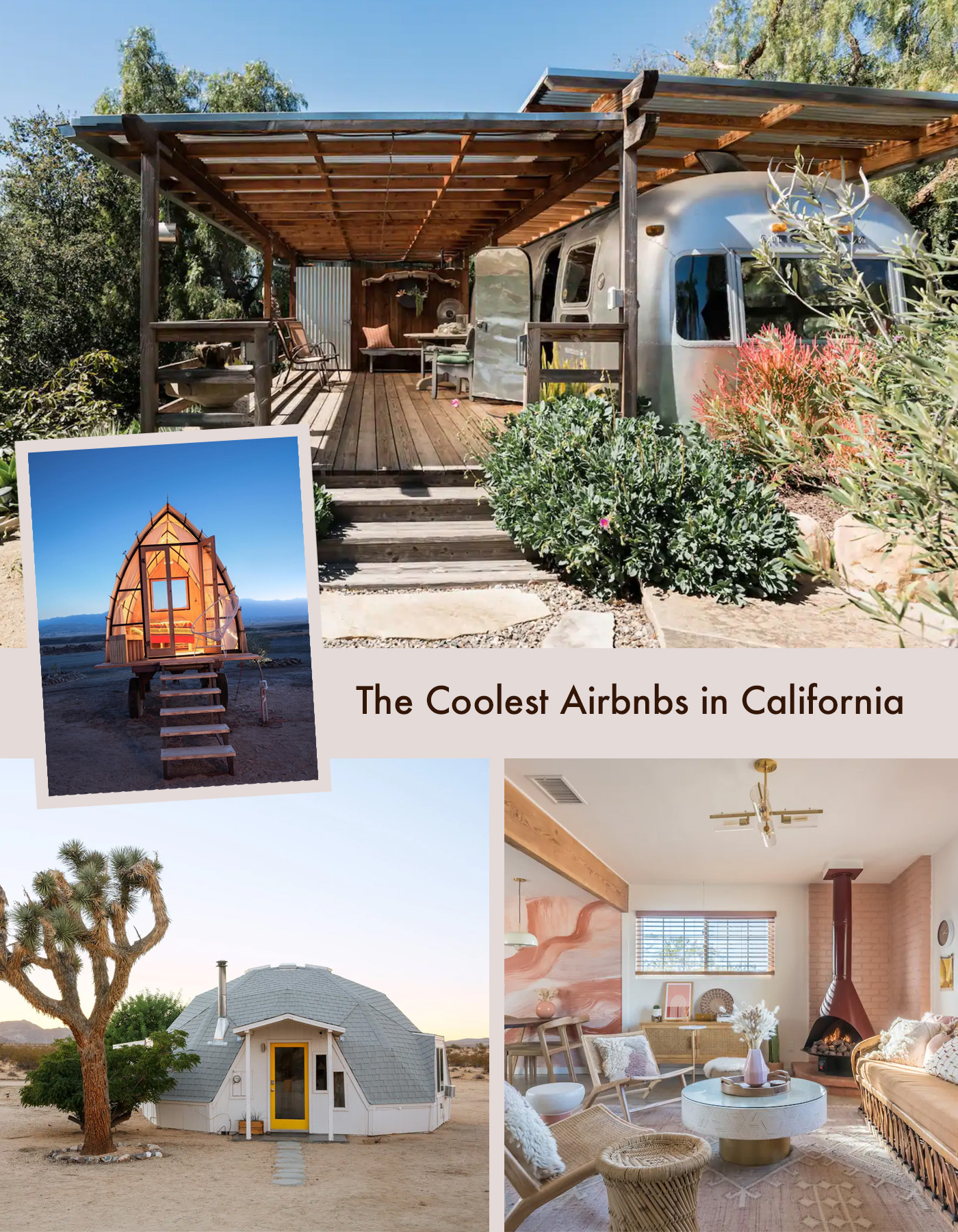 coolest airbnbs in california