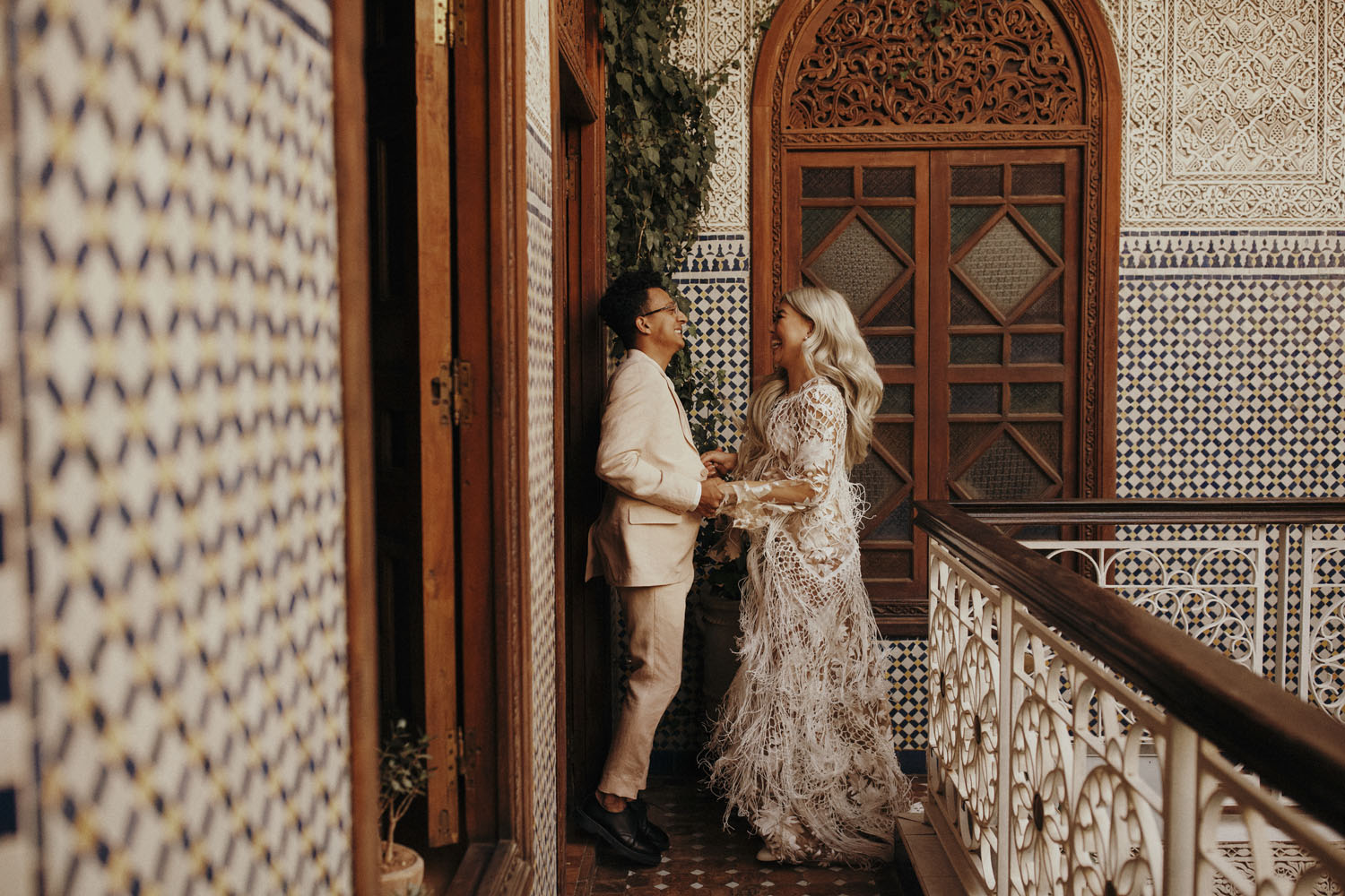 Intimate Moroccan Wedding