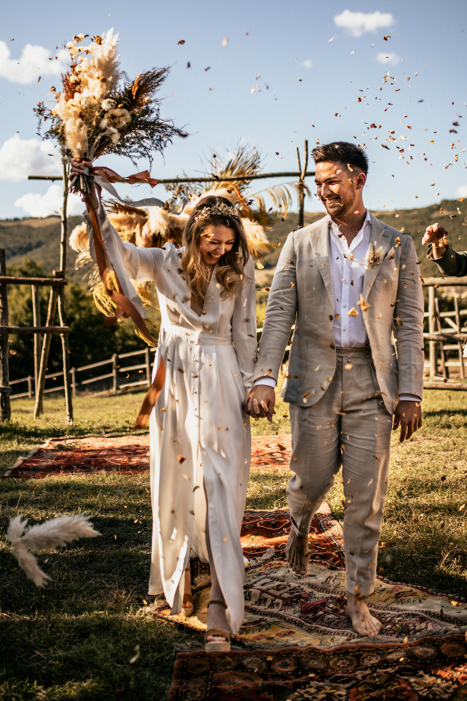 Summer Tuscany Intimate Wedding