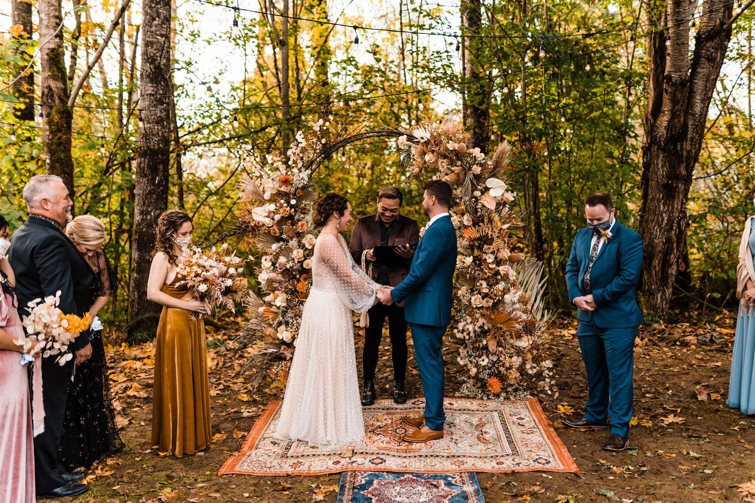 Intimate Backyard Wedding in Washington