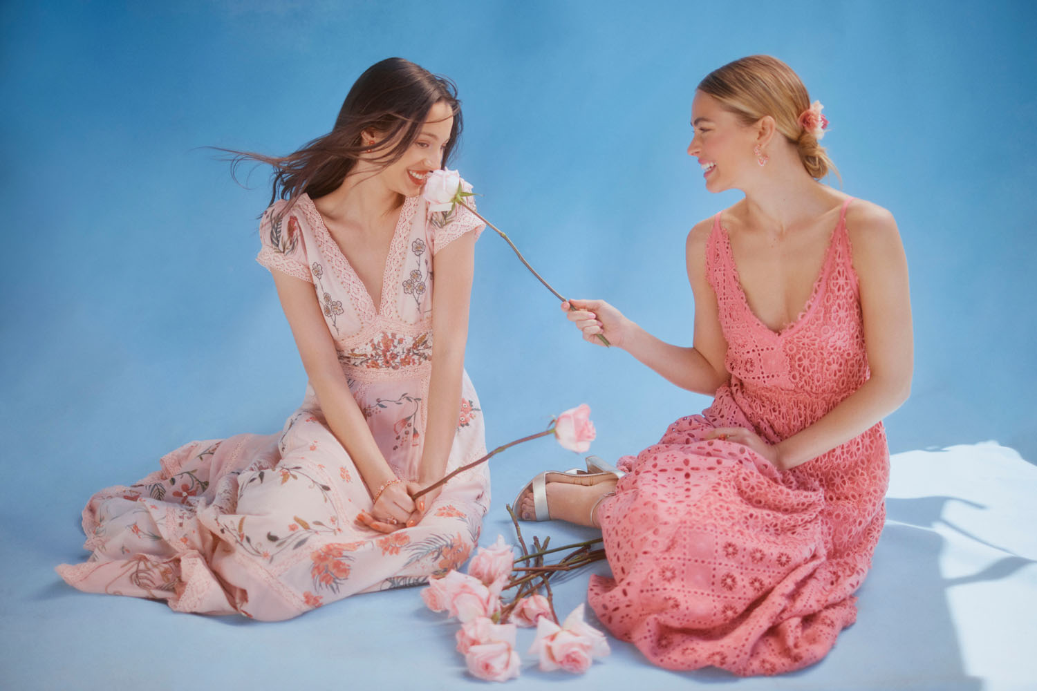 BHLDN x Free People Capsule Collection pink bridesmaids