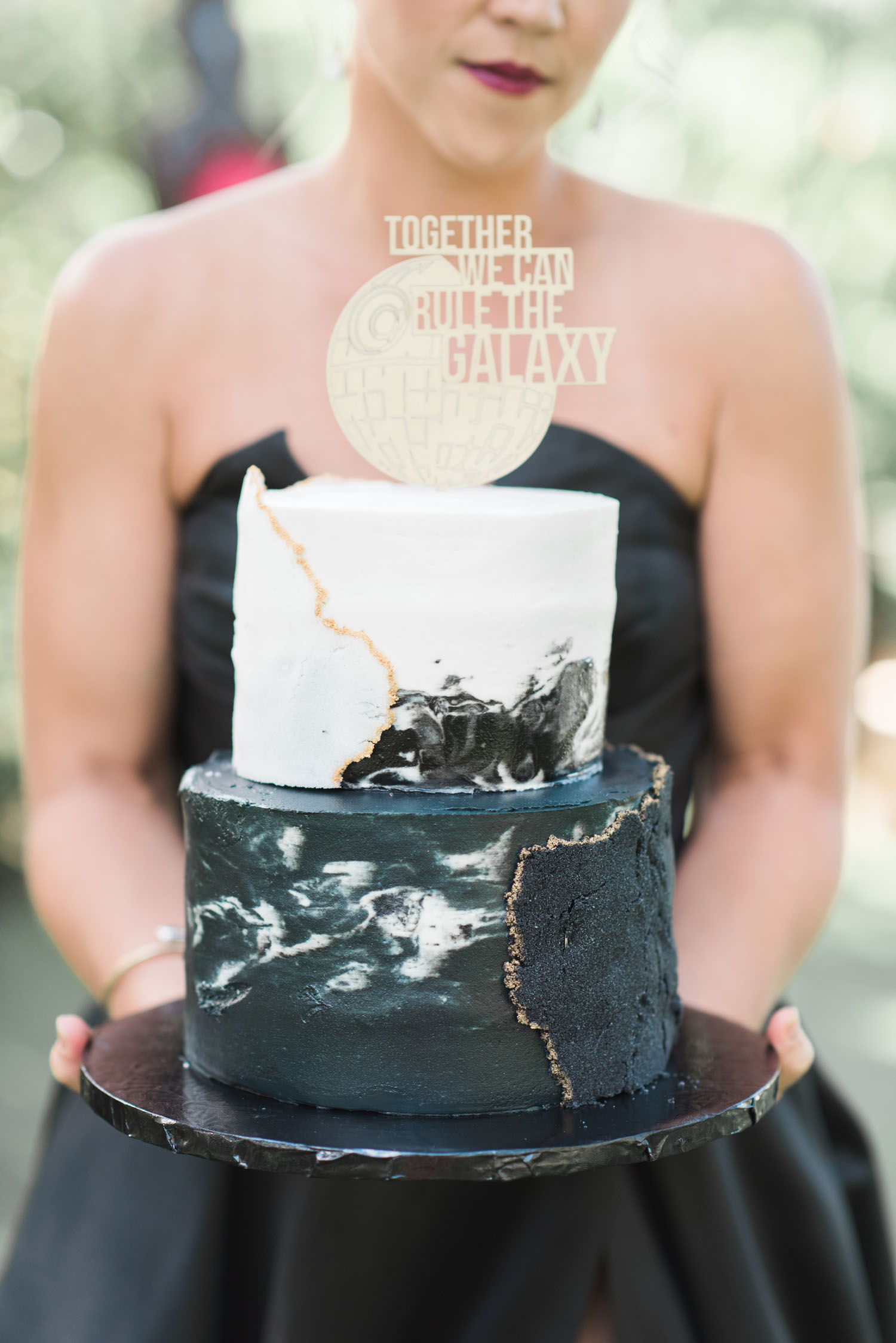 star wars wedding cake topper