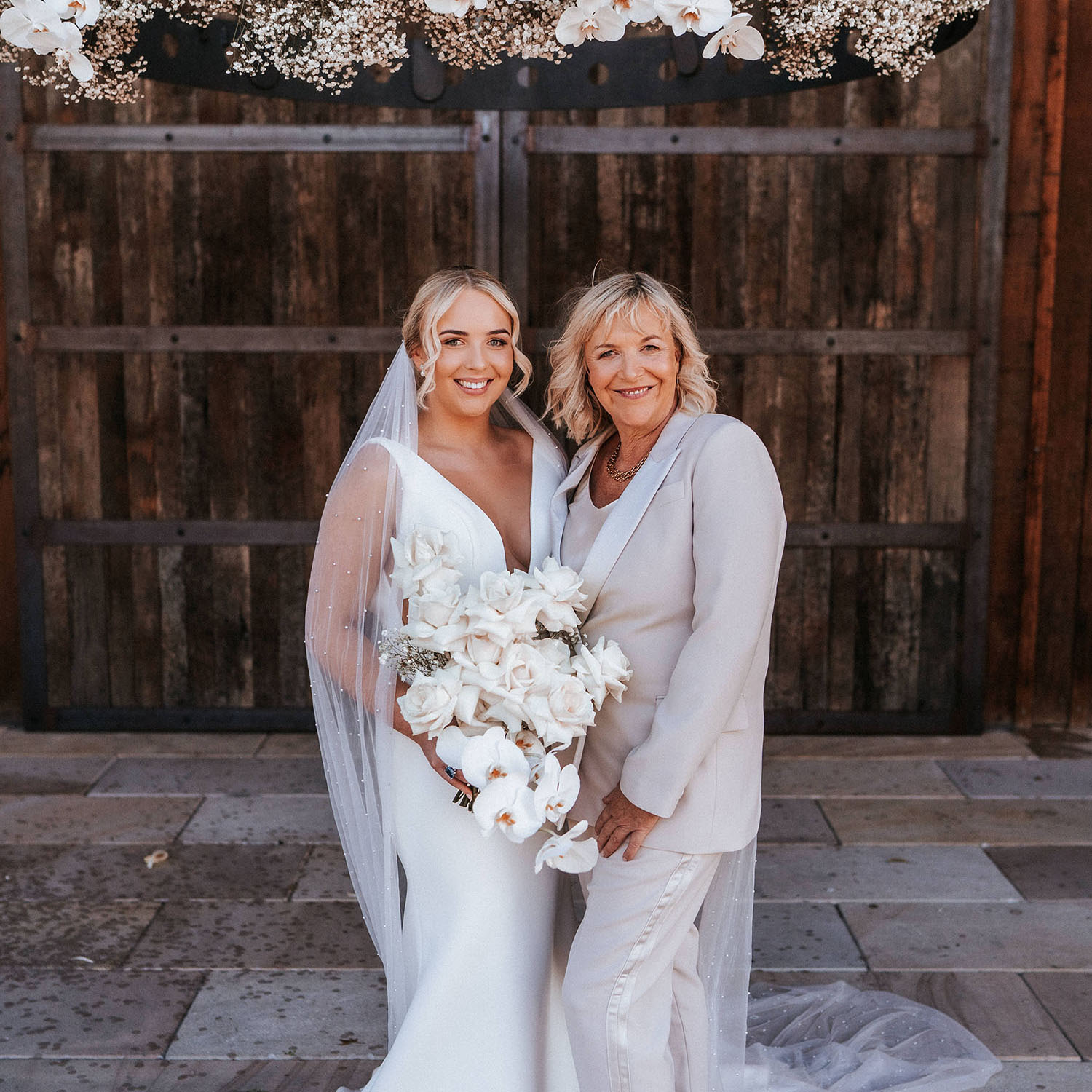 3-Piece Mother Of The Bride Pant Suits - Formal Wedding Outfits For Mothers