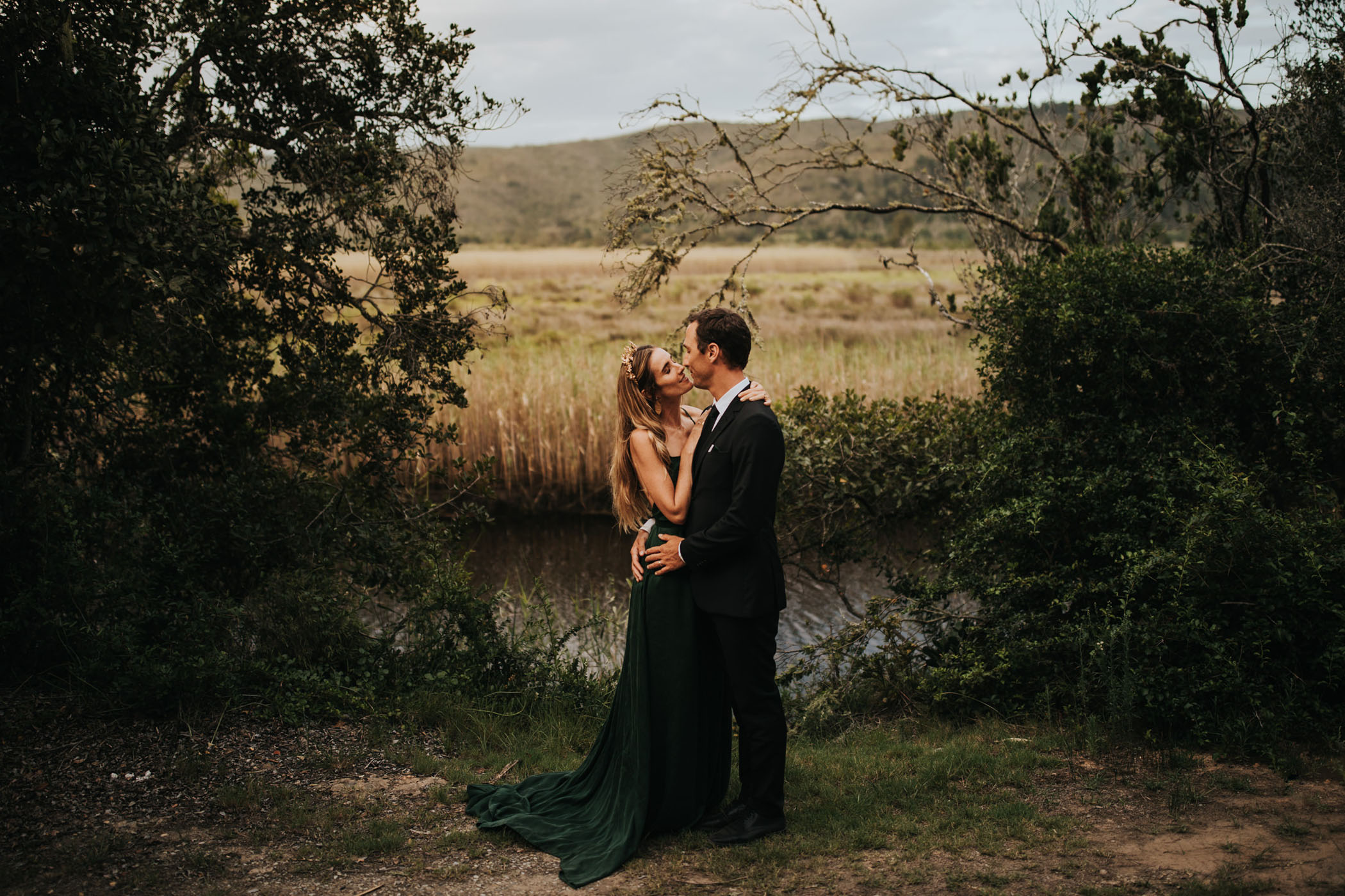 South Africa Green Wedding Dress