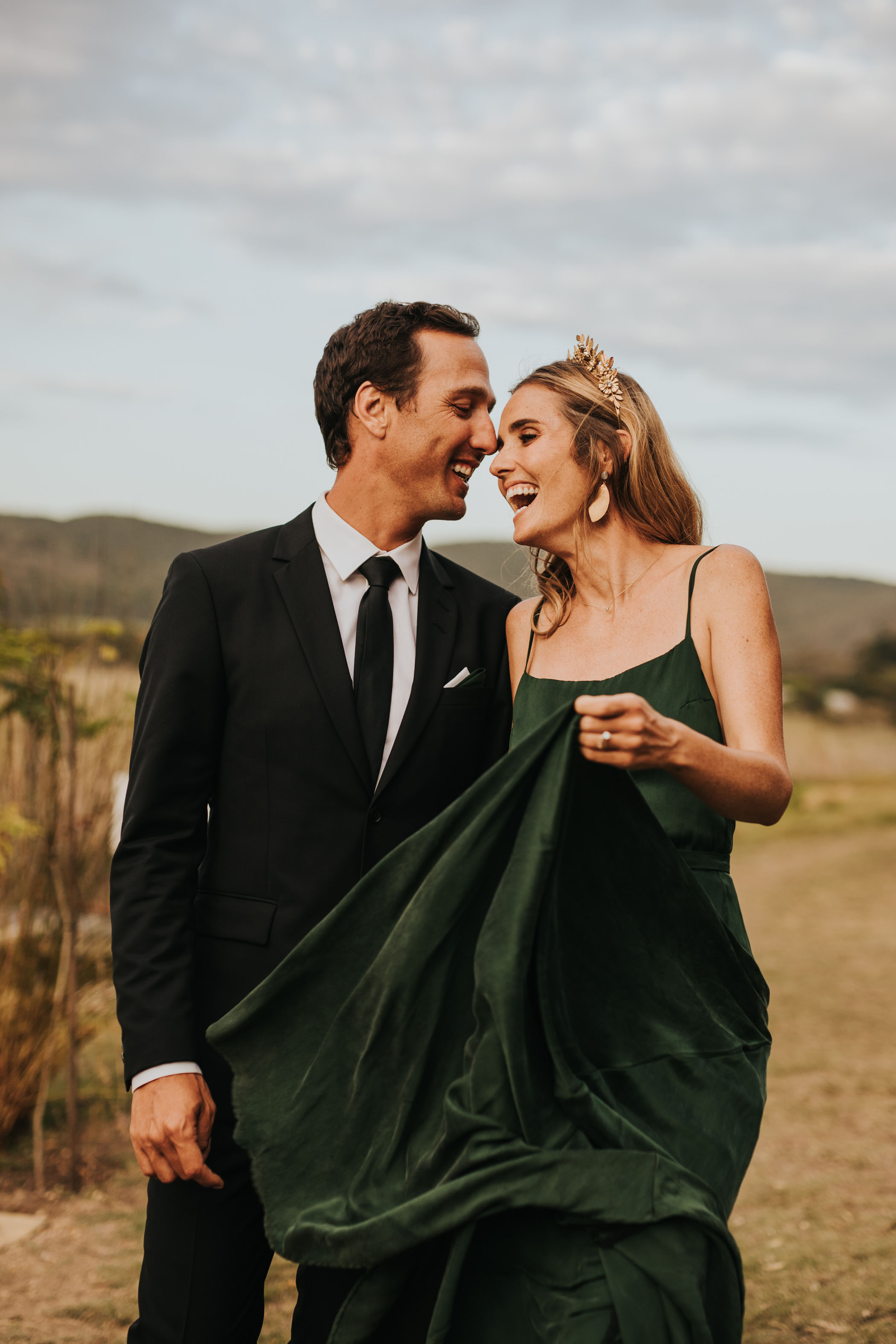 South Africa Green Wedding Dress