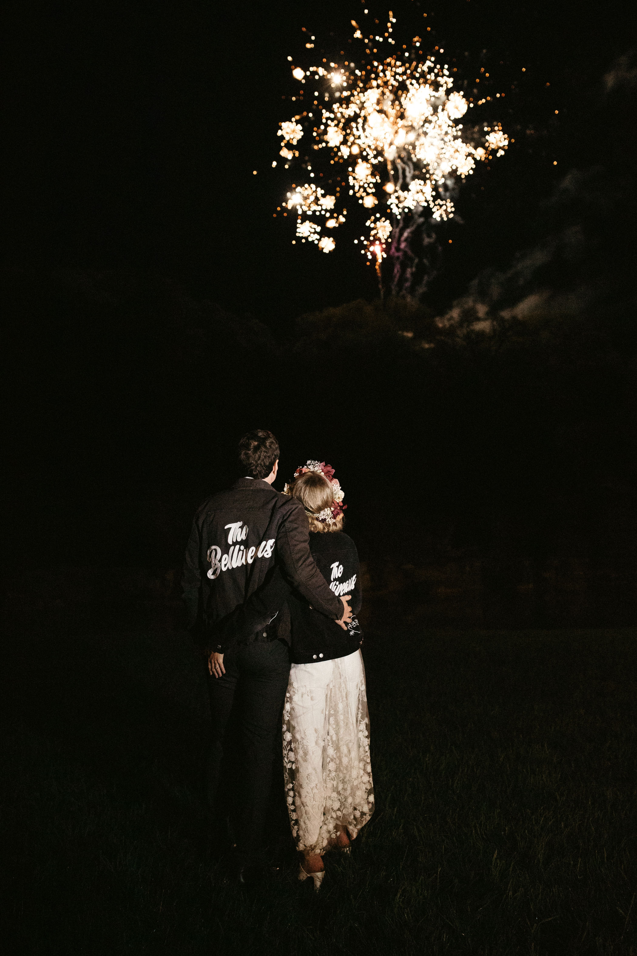 fireworks wedding
