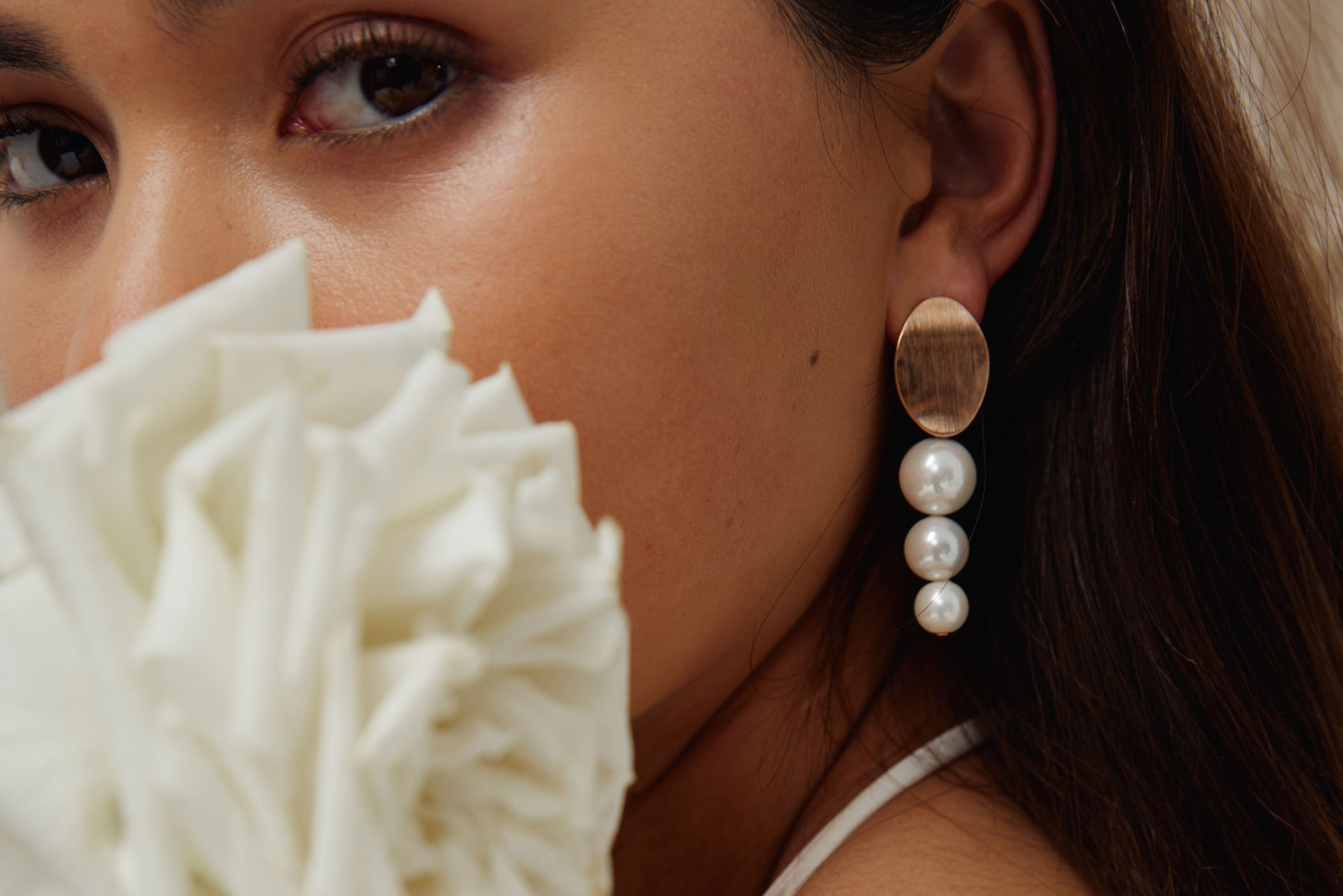 Amélie George Bridal Pearl Earrings