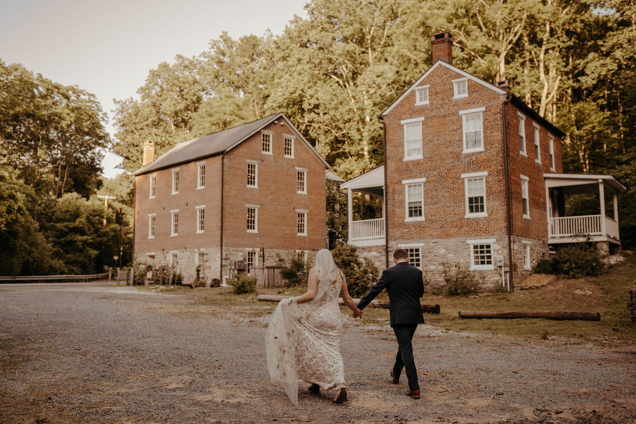 Maryland Woodland Mill Wedding