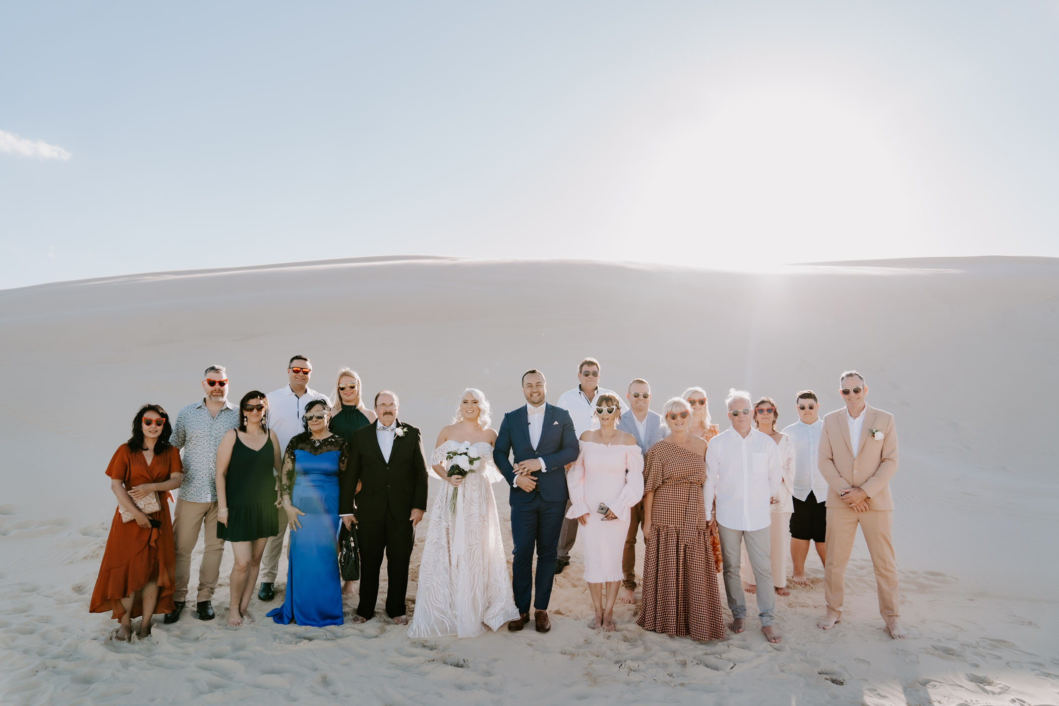 Australian Sand Dune Wedding