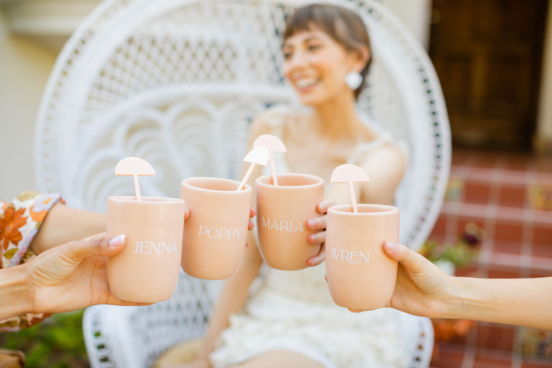 Personalized Bridal Shower Cups