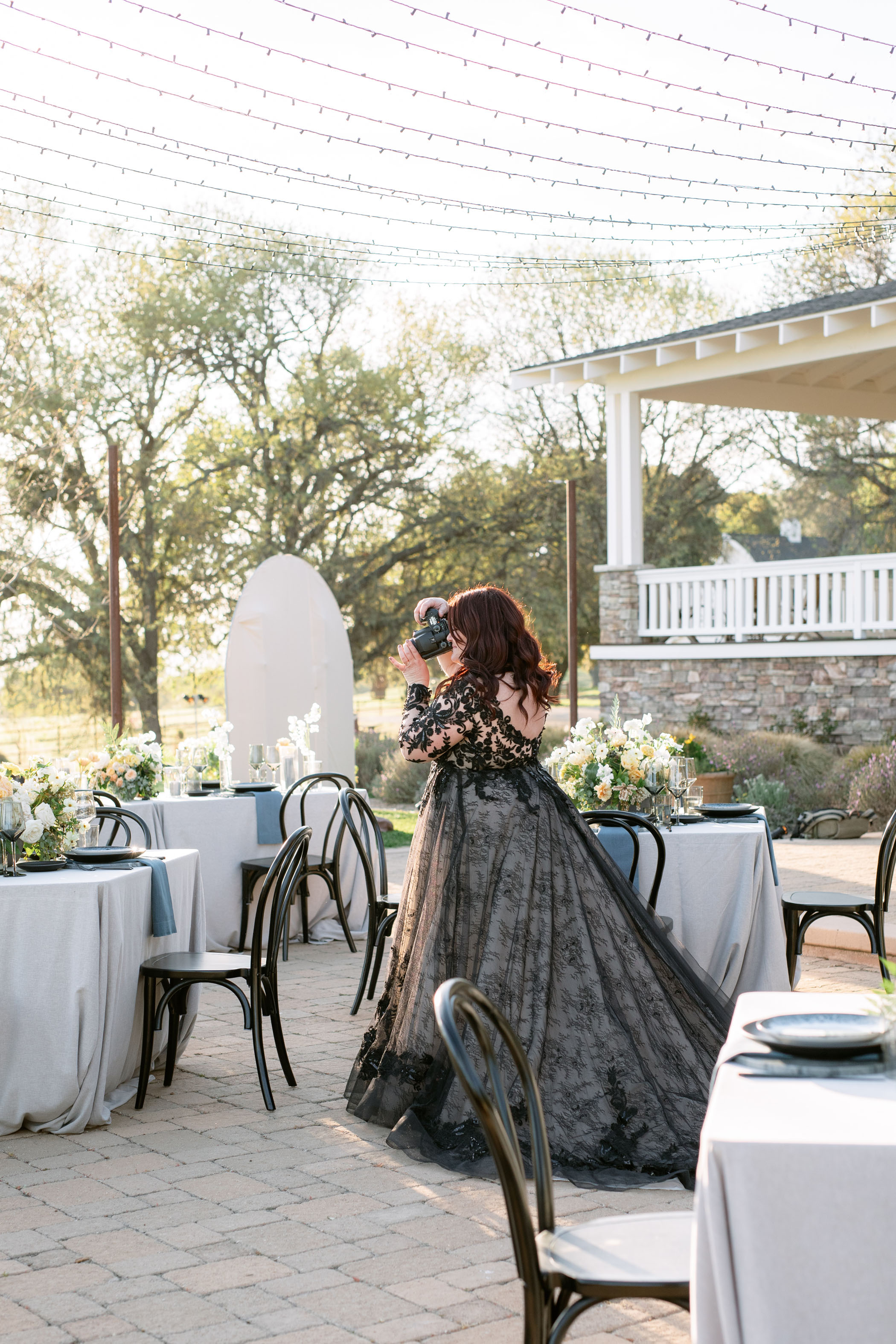 Modern Outdoor Wedding Reception Details