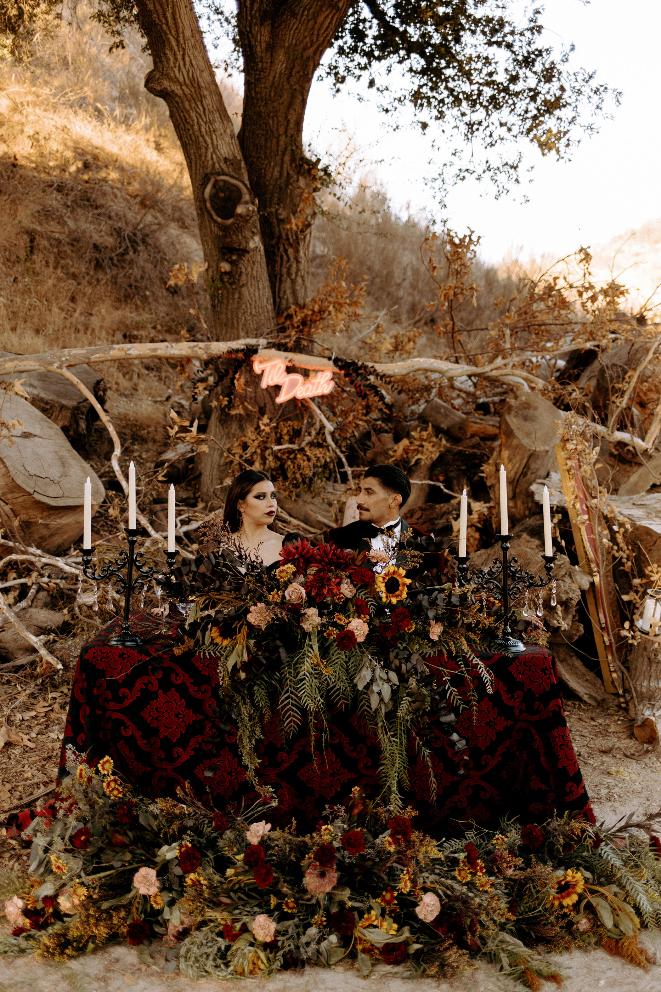Gothic Halloween Wedding Inspiration
