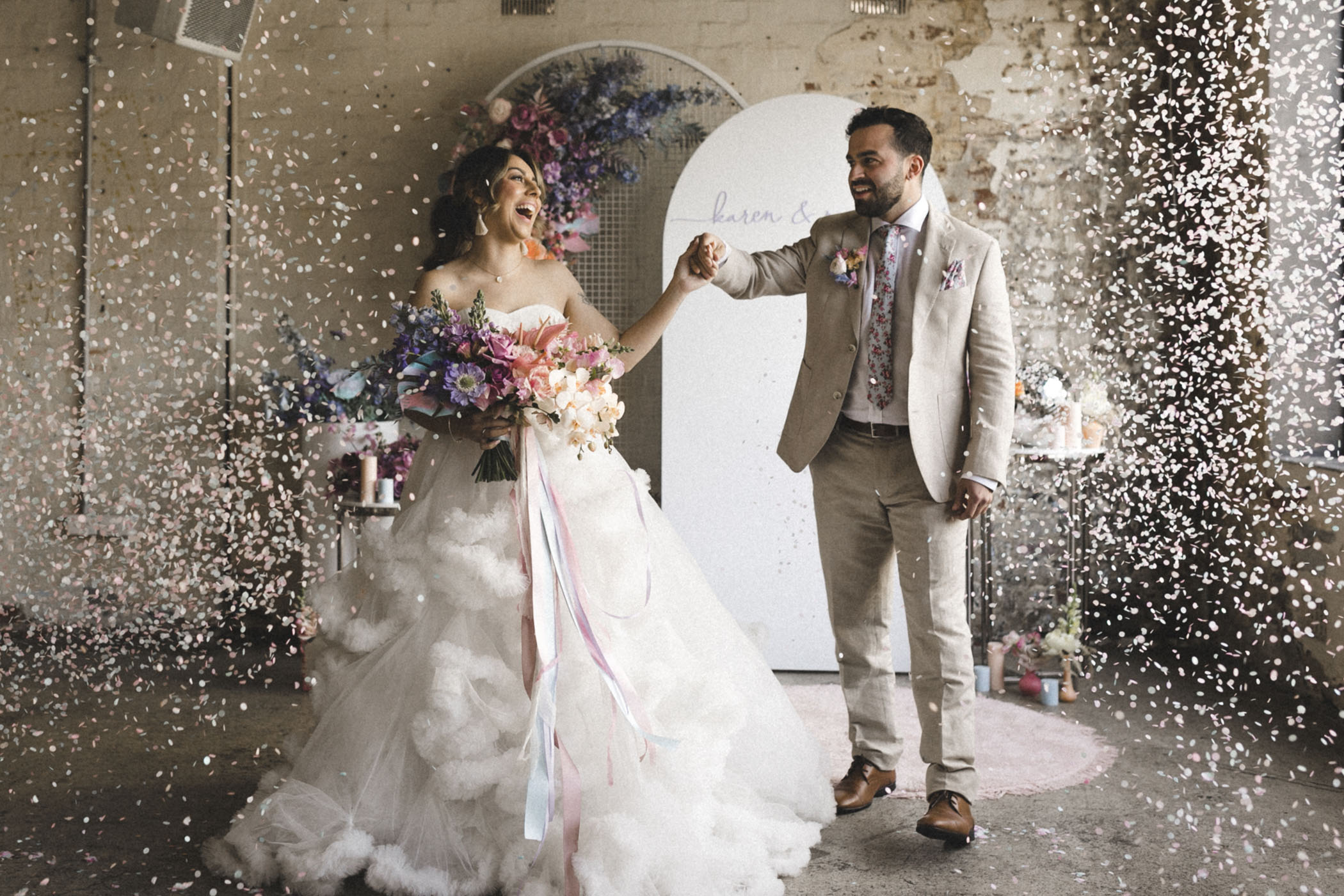 Pastel Rainbow Wedding Inspiration