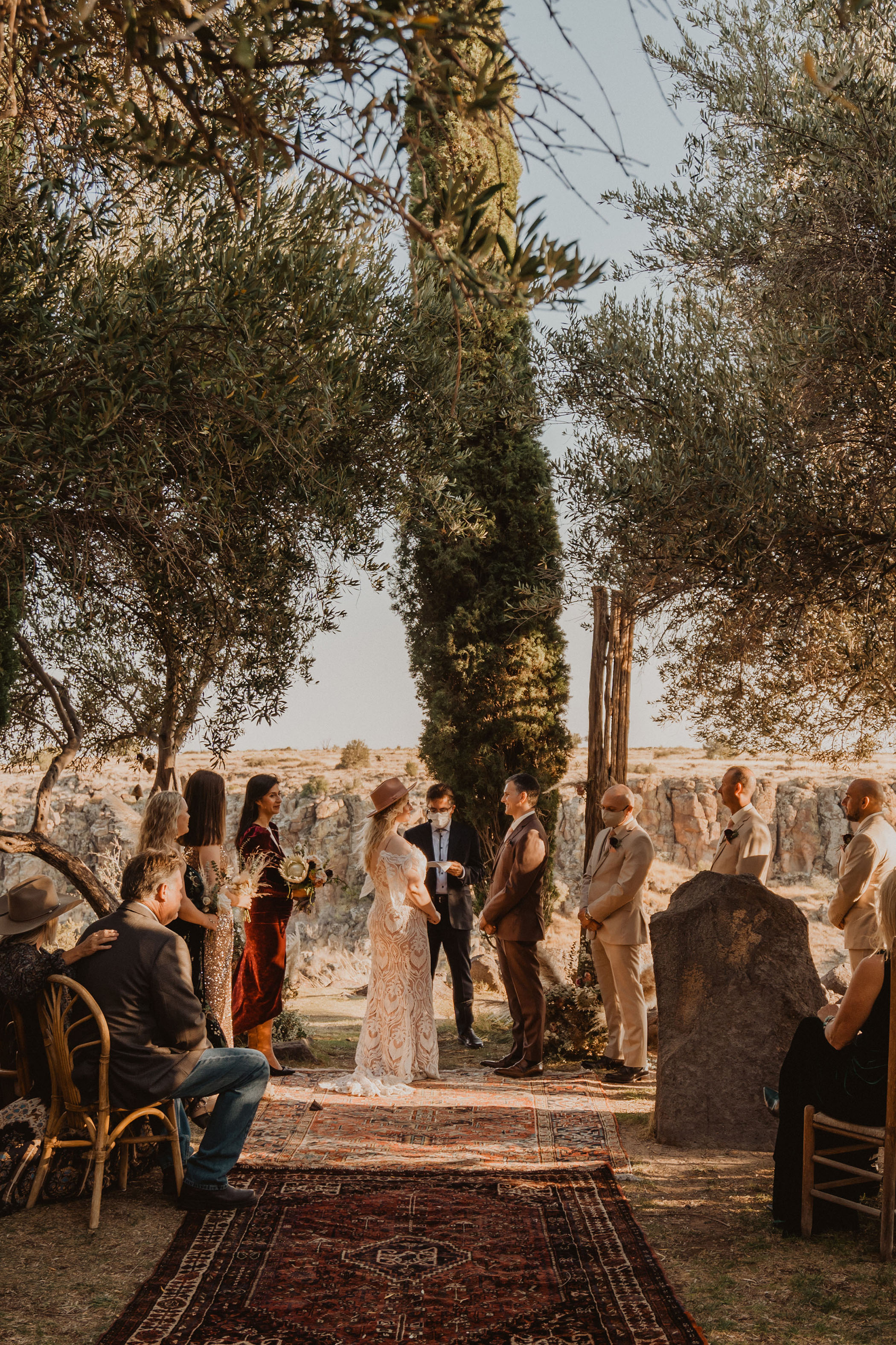 Arcosanti Arizona Wedding ceremony